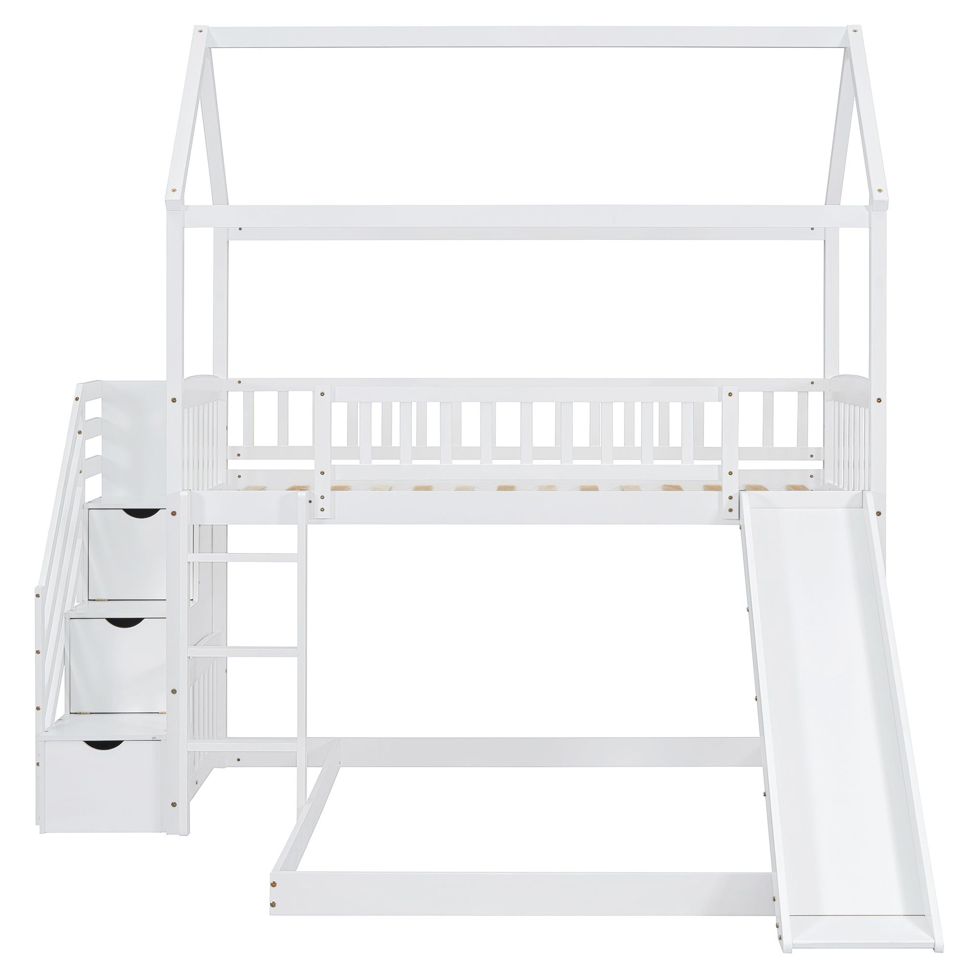 House Bunk Bed With Slide