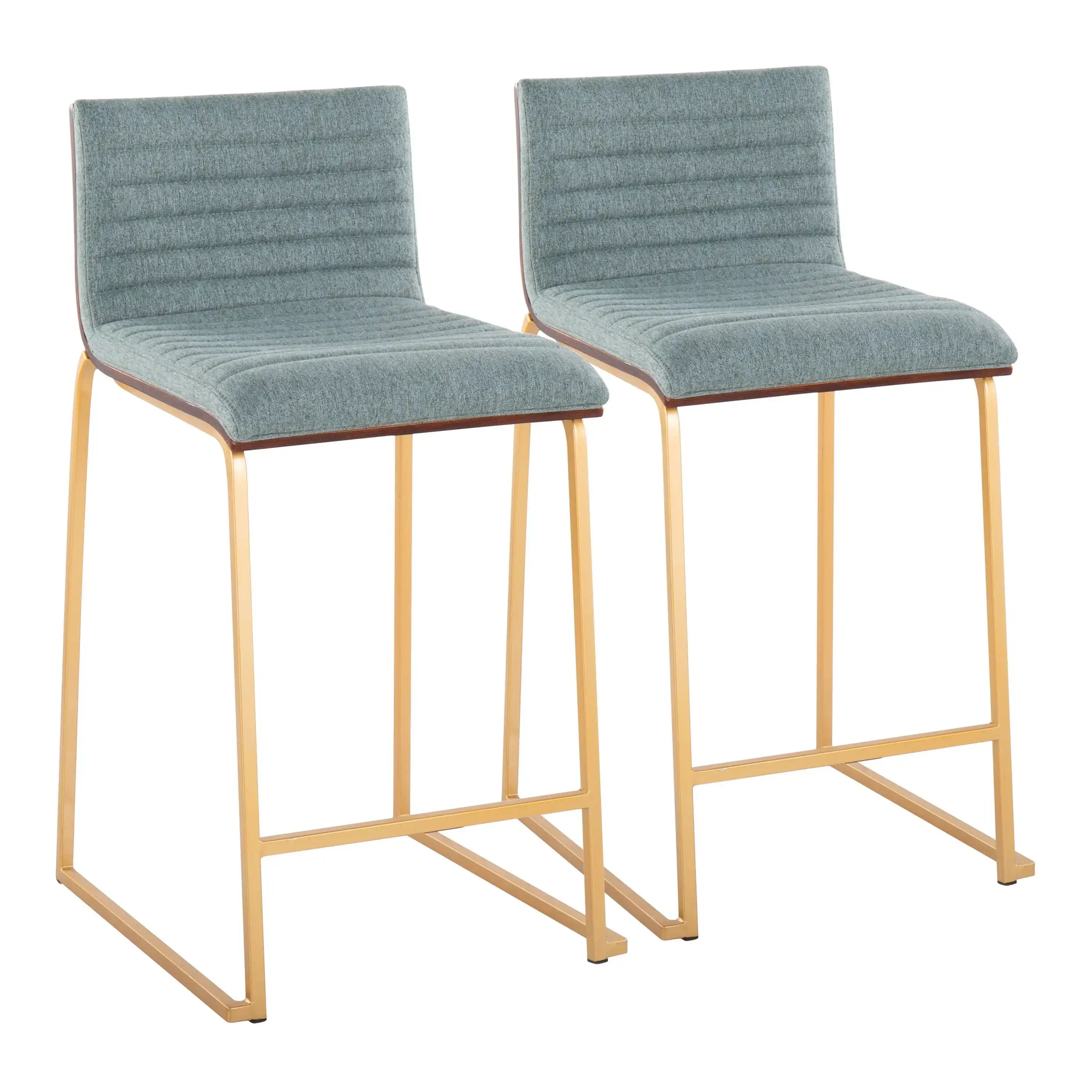 Mason Mara - Contemporary Design Fixed Height Counter Stool (Set of 2) - Best Buy Furniture