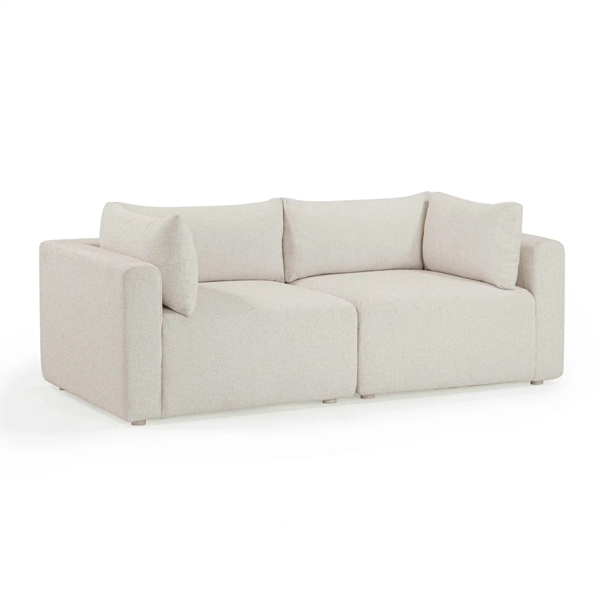 Hangover - Outdoor Modular Loveseat - Cream
