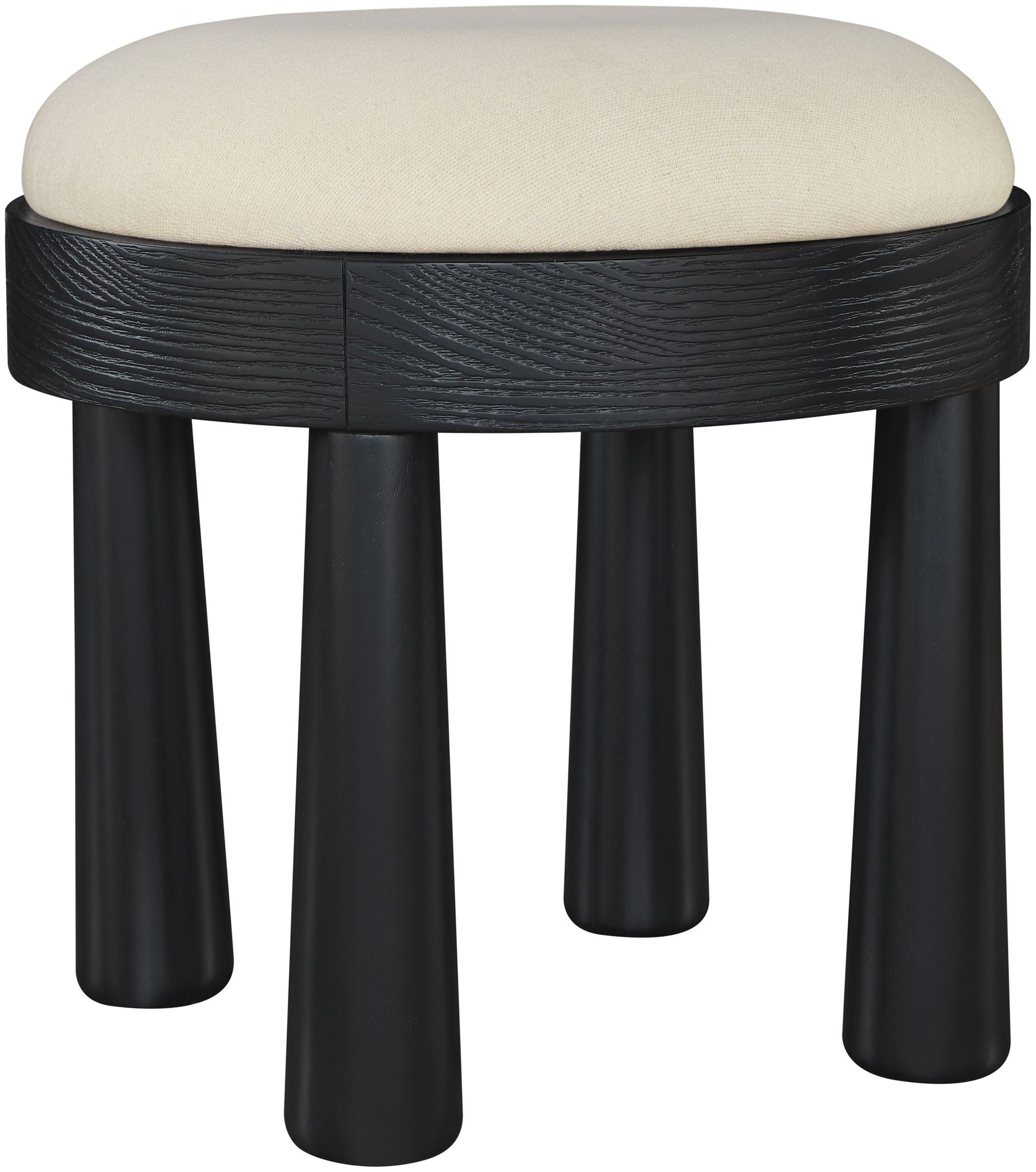 Larea - Upholstered Ottoman - Cream