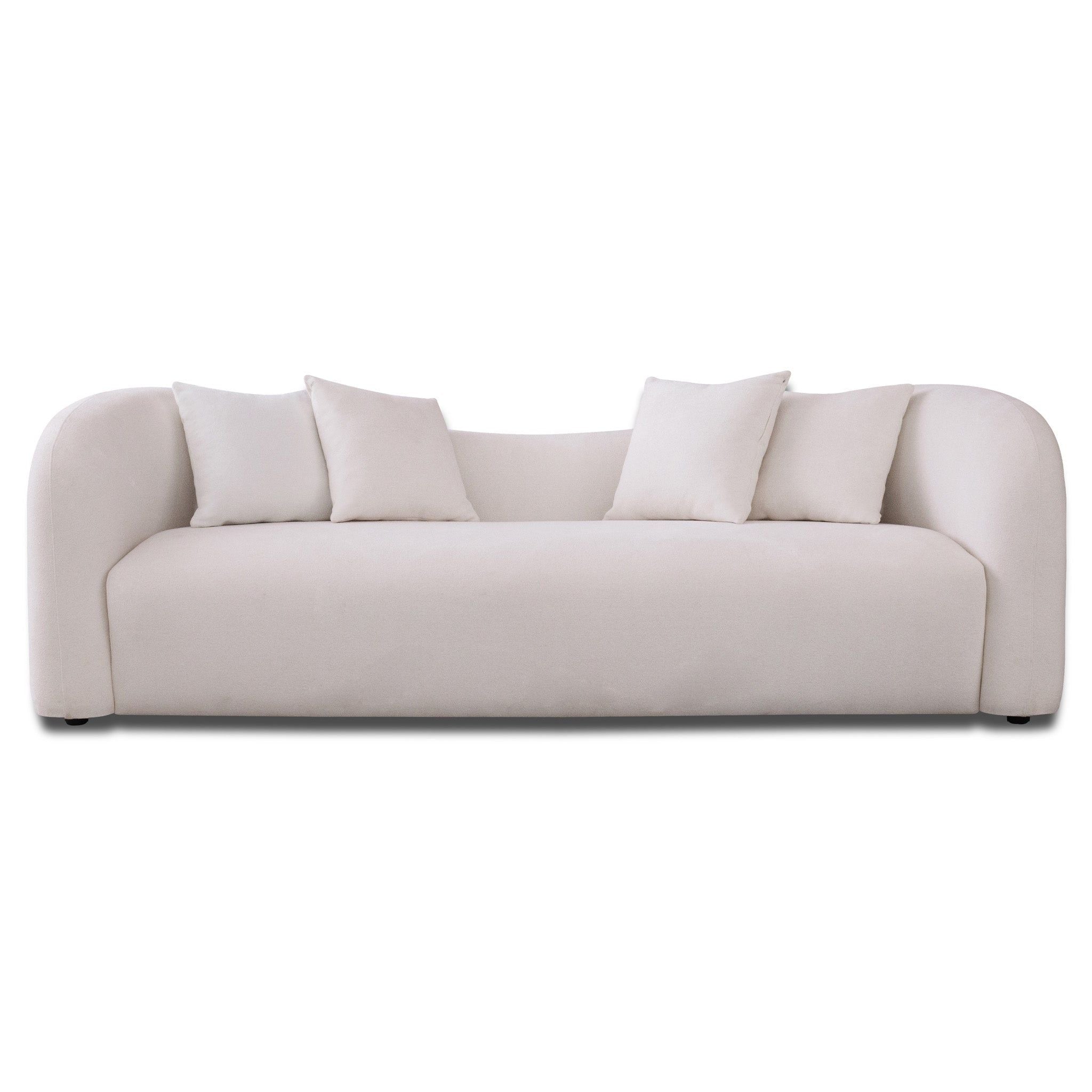 Mason - Mid Century Modern Luxury Tight Back Curvy Couch