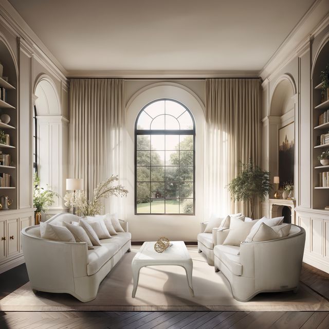 London Place - Rectangular Cocktail Table - Creamy Pearl