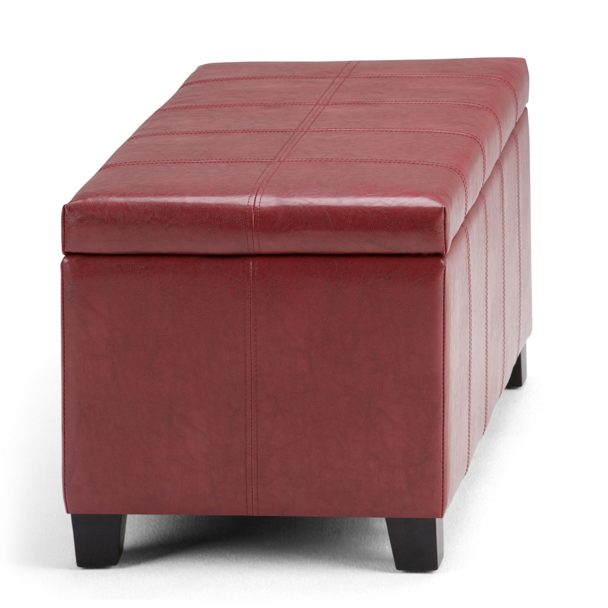 Dover - Upholstered Storage Ottoman Bench - Best Buy Furniture