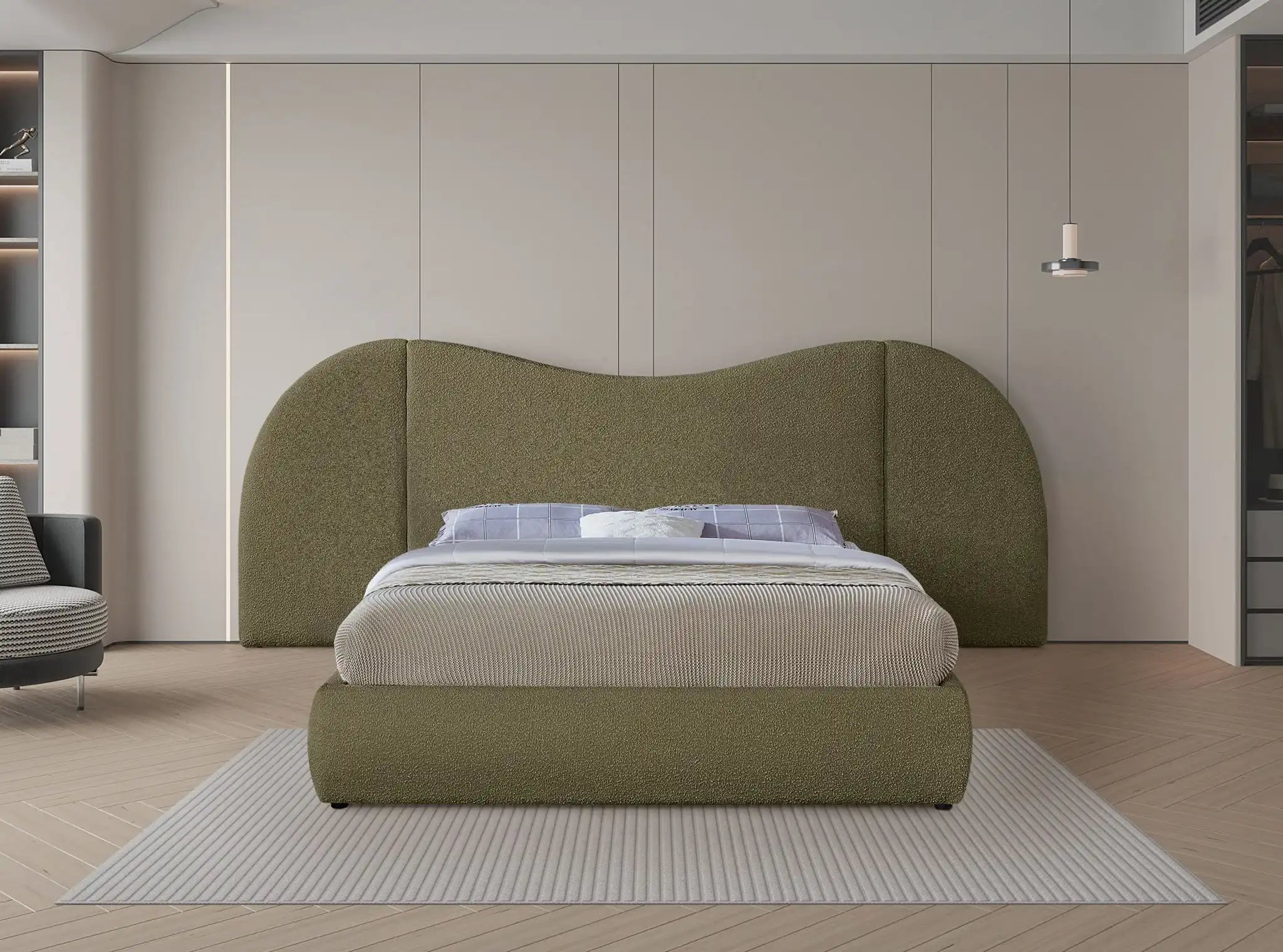 Everest - Boucle Fabric Bed