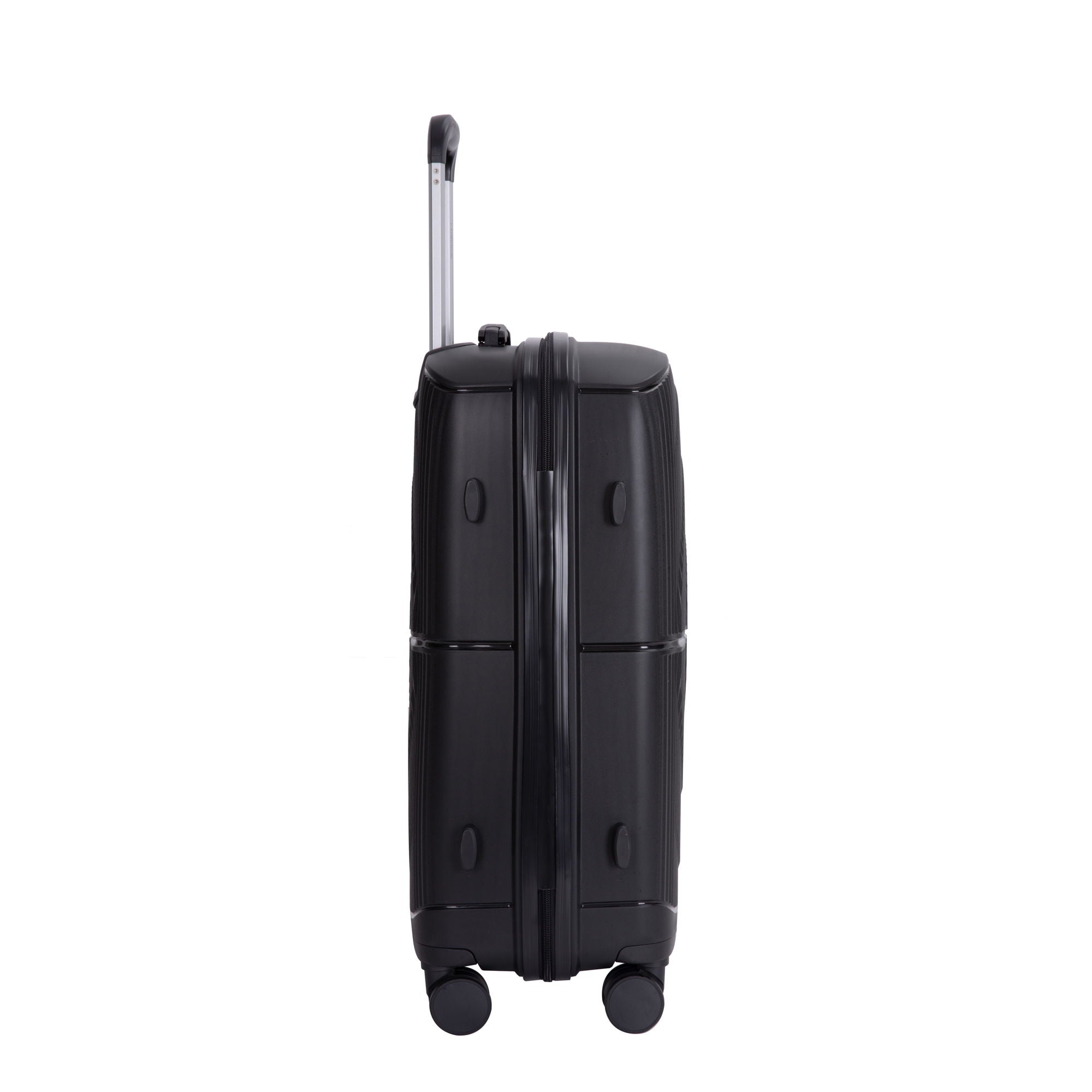 3 Piece Set Expandable Hardshell Suitcase Double Spinner Wheels