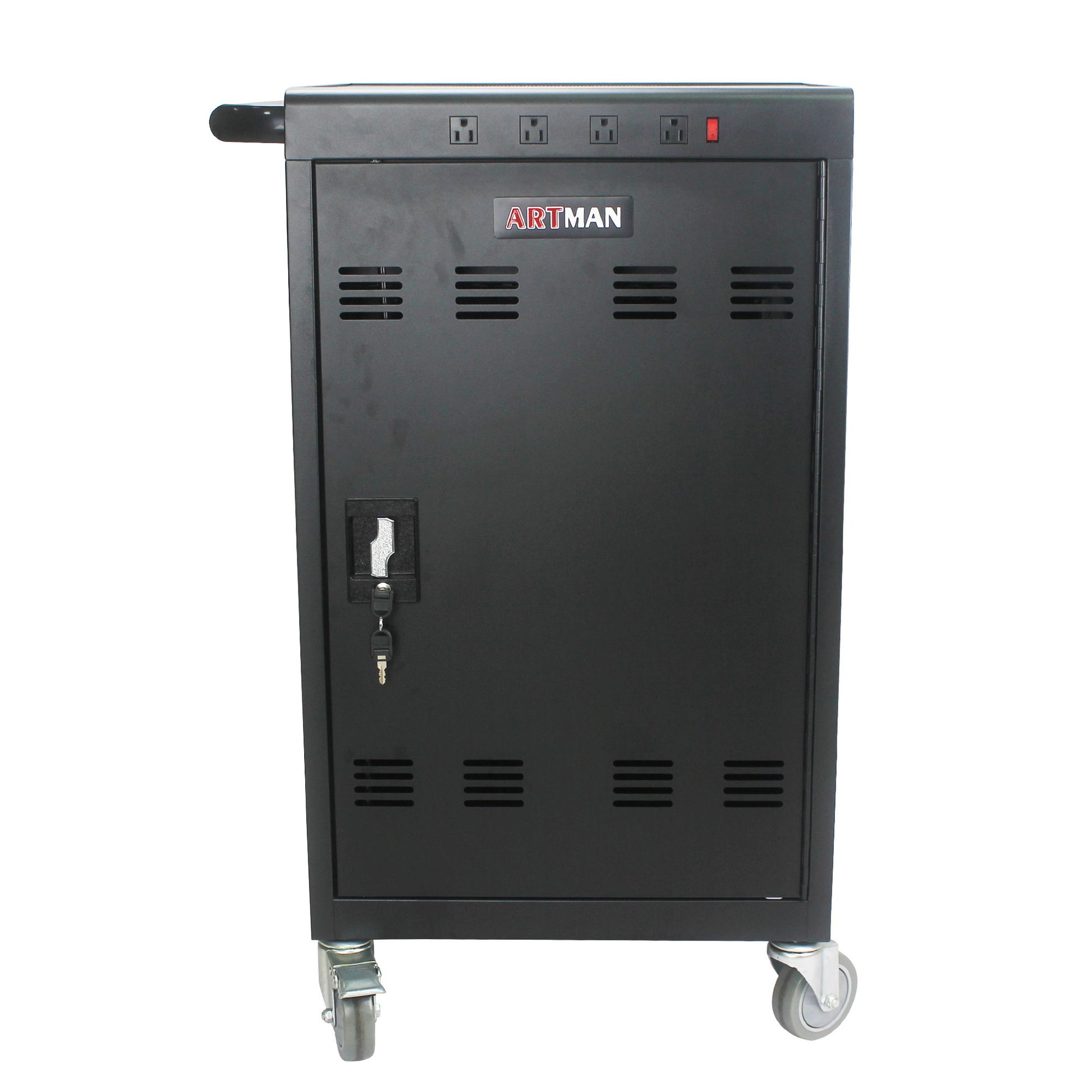 Mobile Charging Cart For Tablets Laptops 35, Device Capacity Matt Metal - Best Buy Furniture