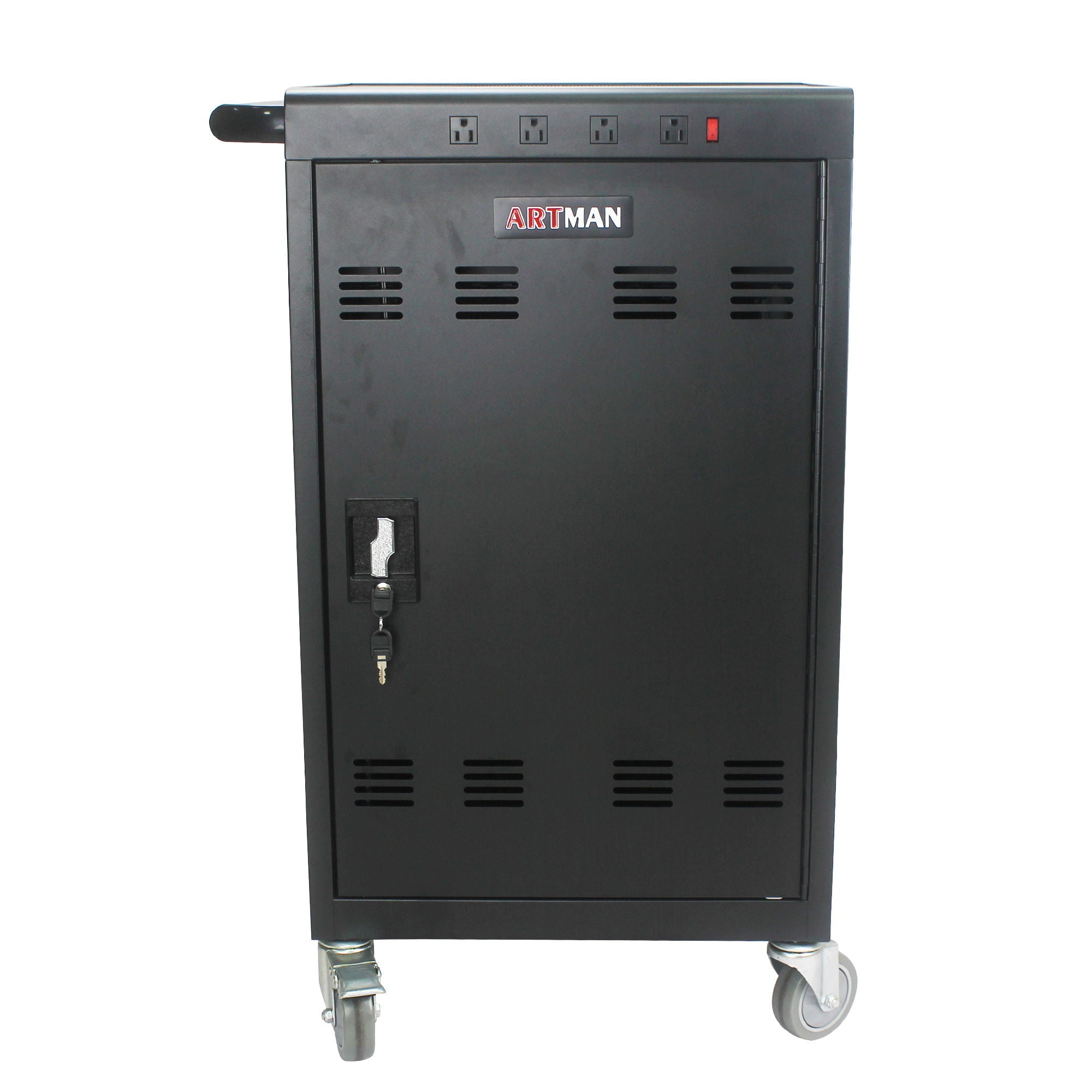 Mobile Charging Cart For Tablets Laptops 35, Device Capacity Matt Metal - Best Buy Furniture