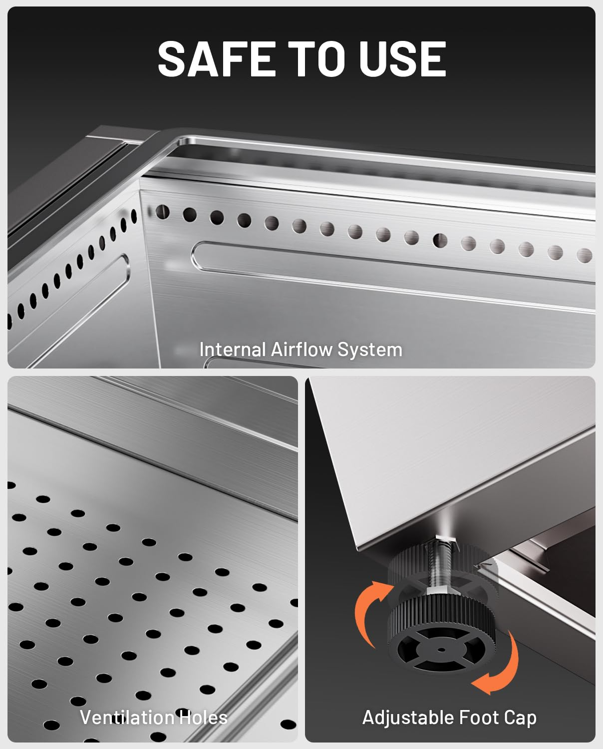 Smokeless Fire Pit with Fireproof Mat 20' Barrel Style Portable Wood Burning Firepit Black