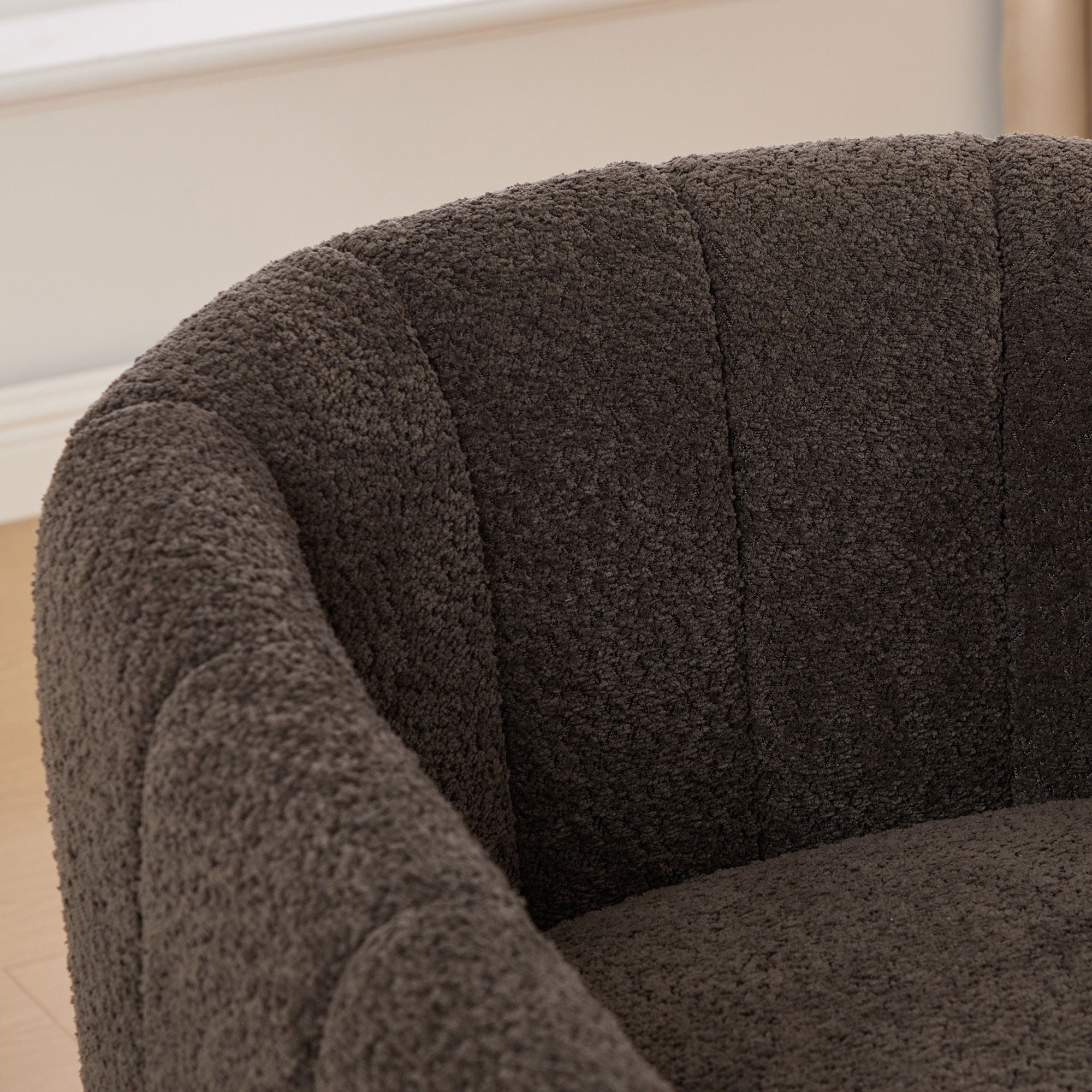 360° Swivel Upholstered Barrel Chair