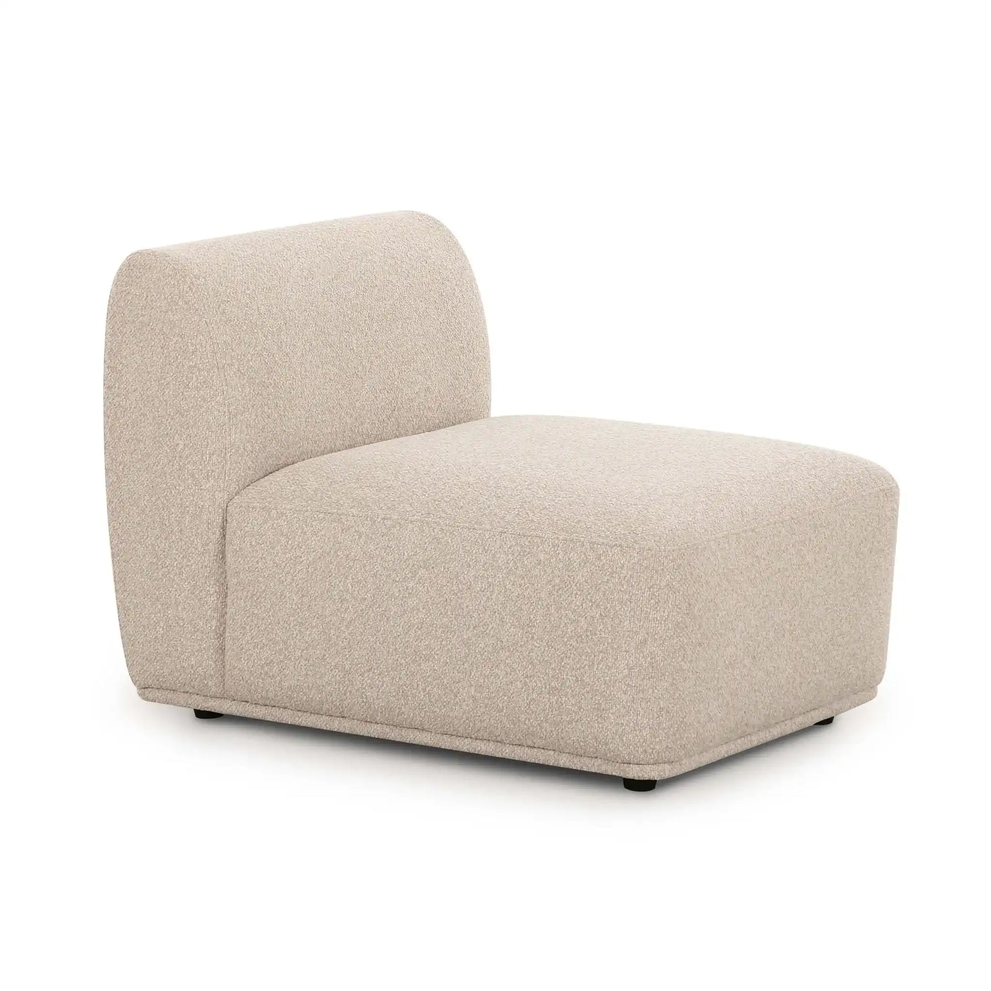 Sylvie - Armless 1-Seater - Cream - Best Buy Furniture
