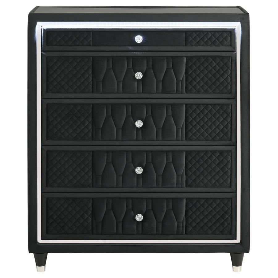 Lorient - 5-Drawer LED Chest of Drawers