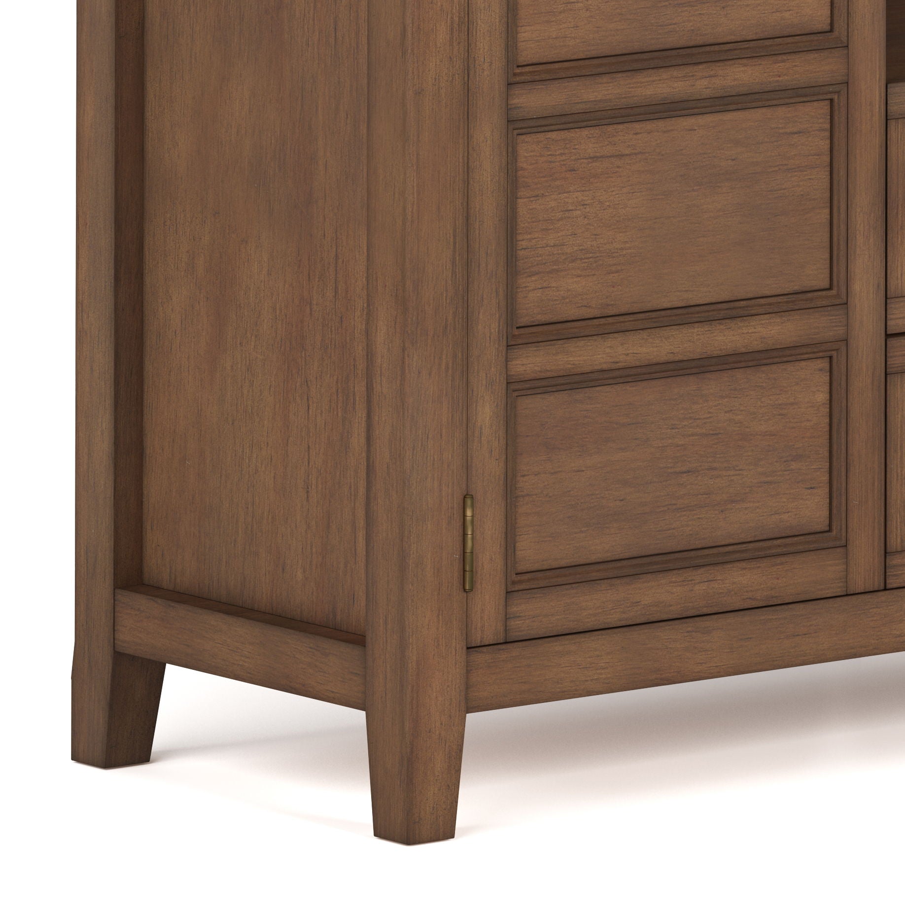Burlington - Handcrafted Tall TV Media Stand - Best Buy Furniture
