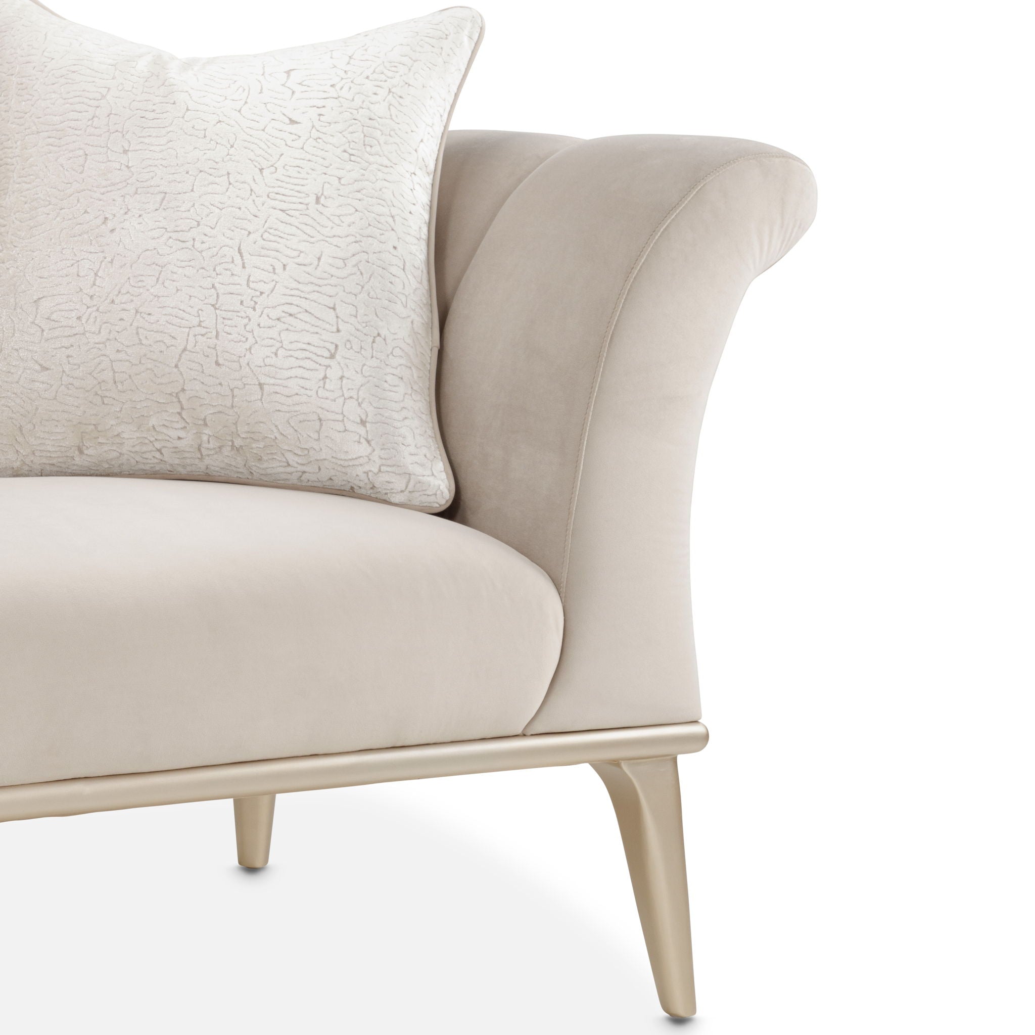 Yvette - Chair And A Half - Porcini/Medium Champagne