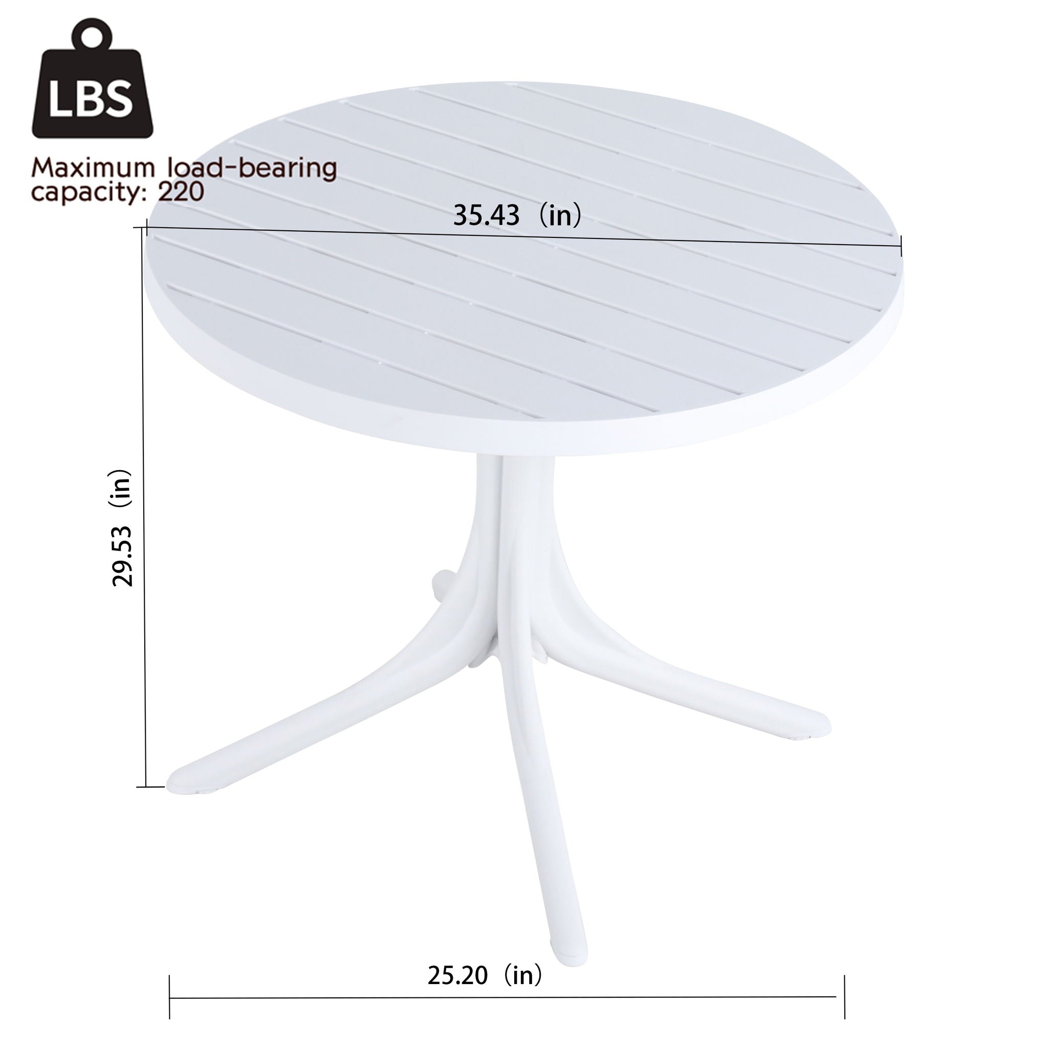 4 Modern Stackable Plastic Armchair Matched With Round Table