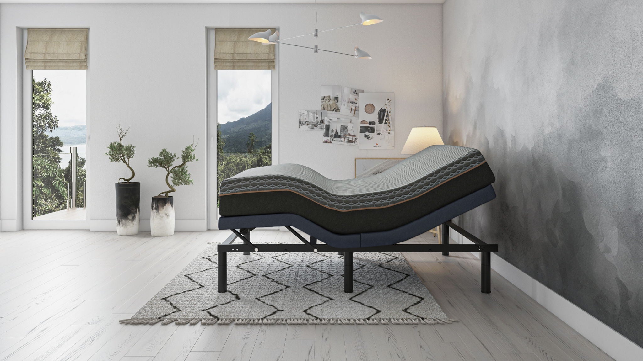 Copper Lux Hybrid - 14" Mattress With Copper Infused Contouring Memory Comfort Layer And Supportive Coil System