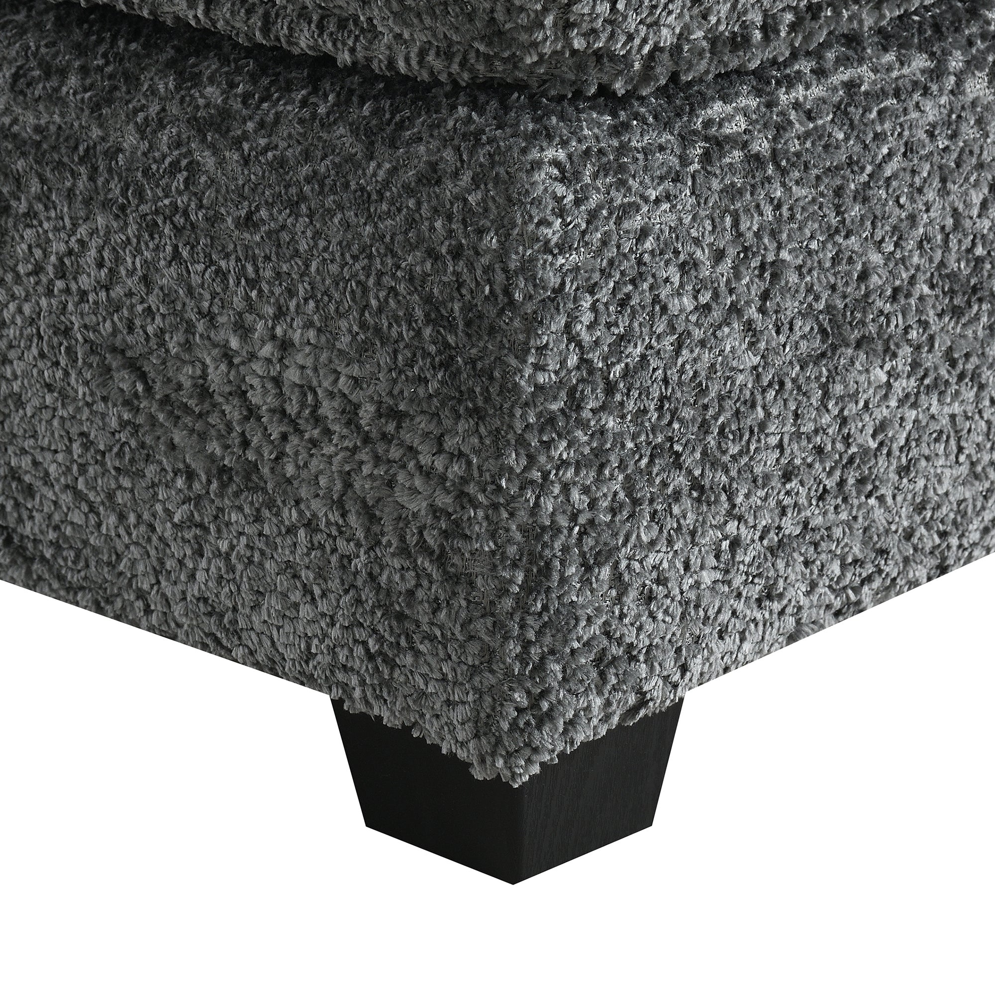 The Adelle Adaptable Gray Chenille Modular Sofa Bed