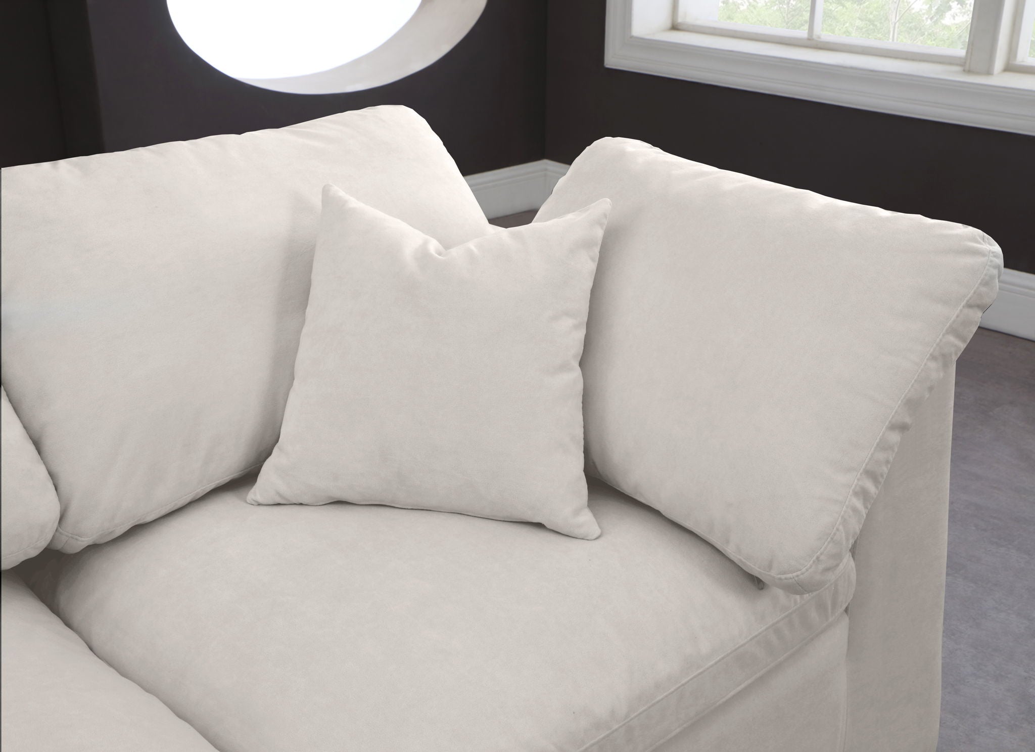 Cozy - 5 Piece Modular Corner Armless Sectional
