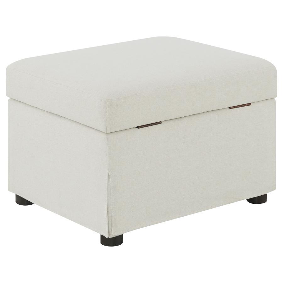 Winter - Upholstered Hydraulic Lift Top Storage Ottoman - Best Buy Furniture