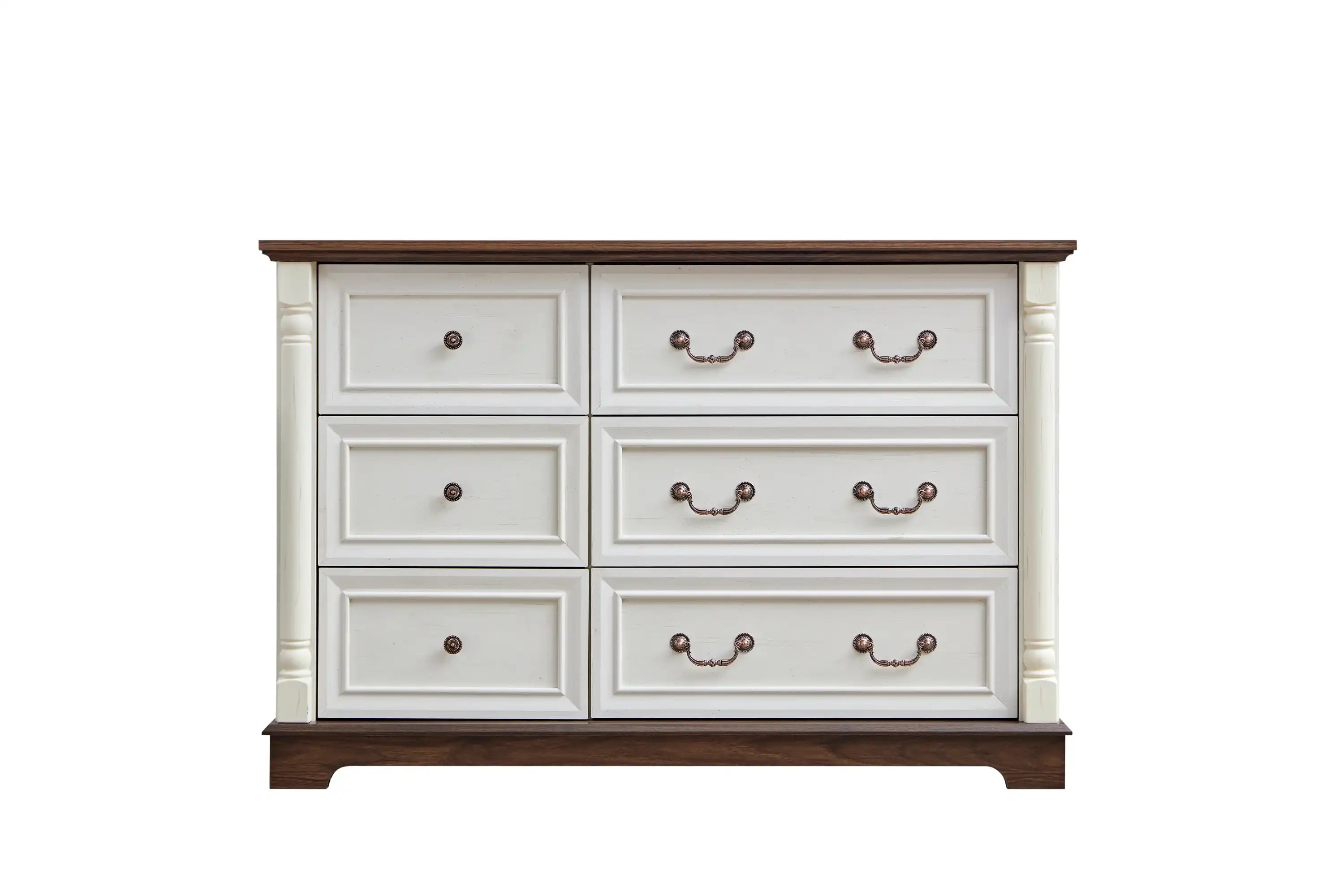Ashridge Farmhouse 6 Drawer Dresser - Best Buy Furniture