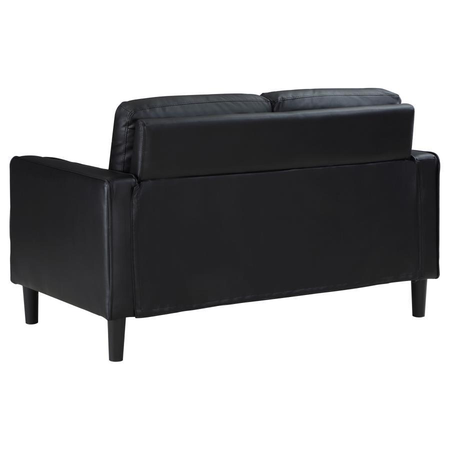 Ruth - Upholstered Track Arm Sofa Set