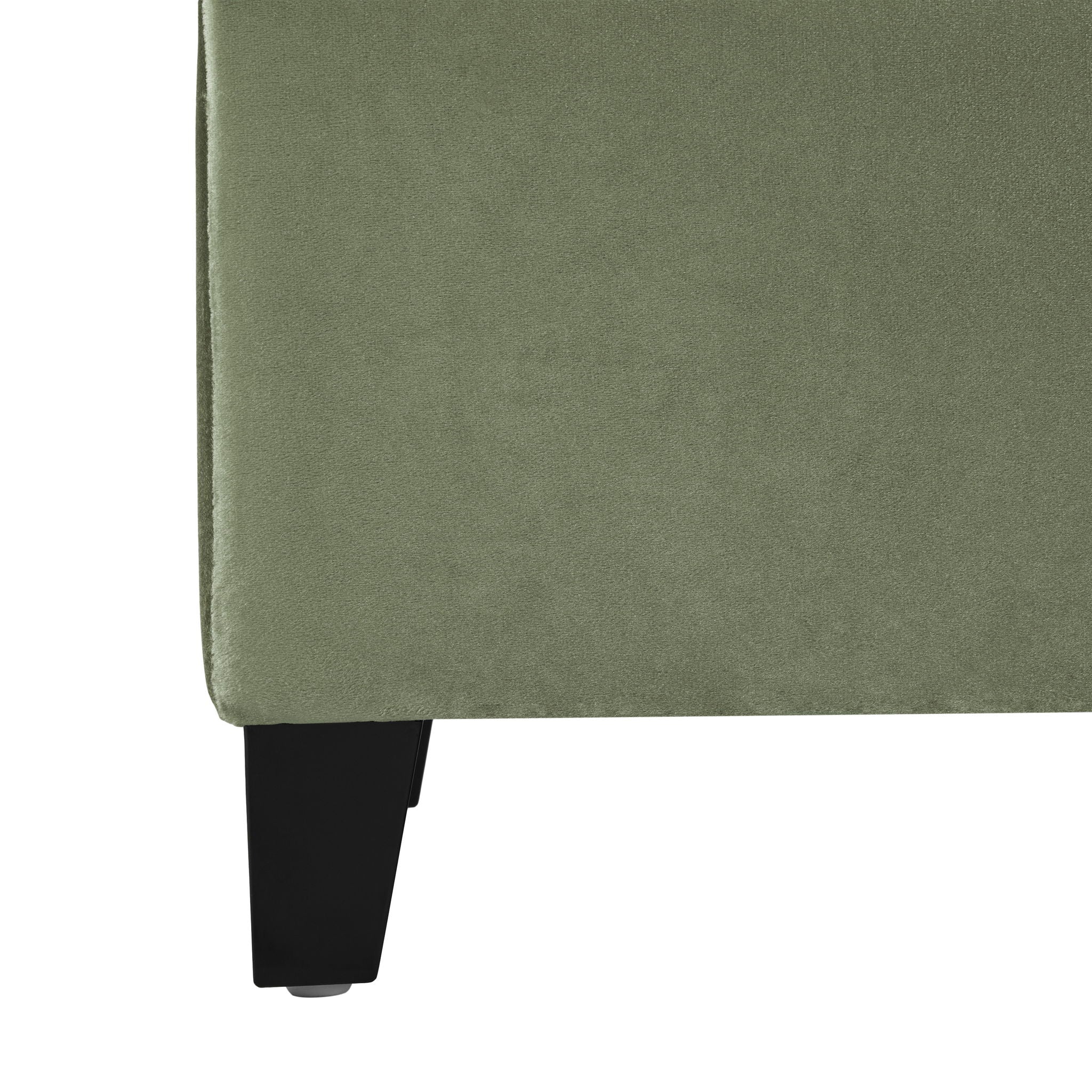 Wendover - Elegant Velvet Tufted Storage Bench With Lift-Up Top And Birch Wood Legs