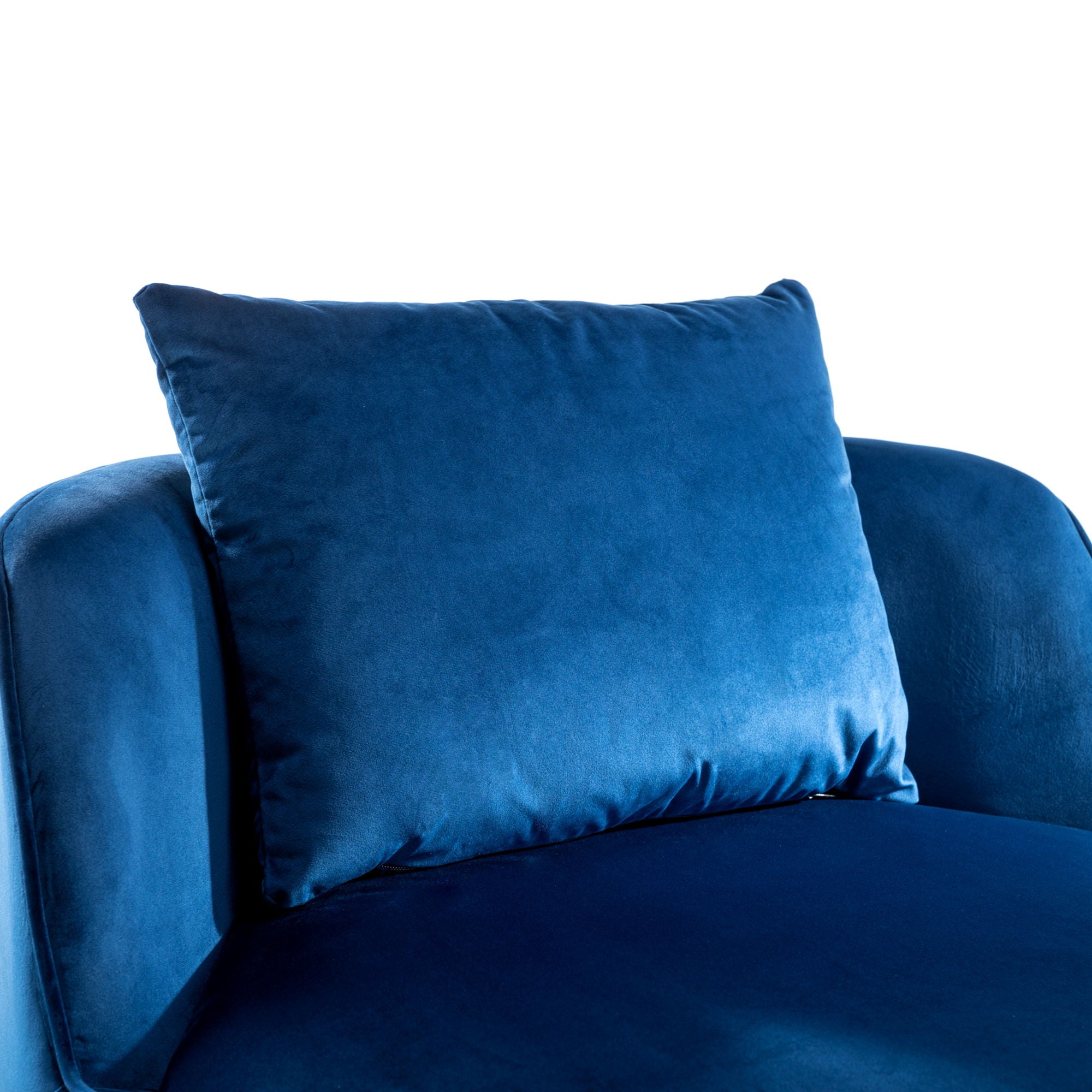 360 Degree Swivel Over Sized Upholstered Barrel Chair