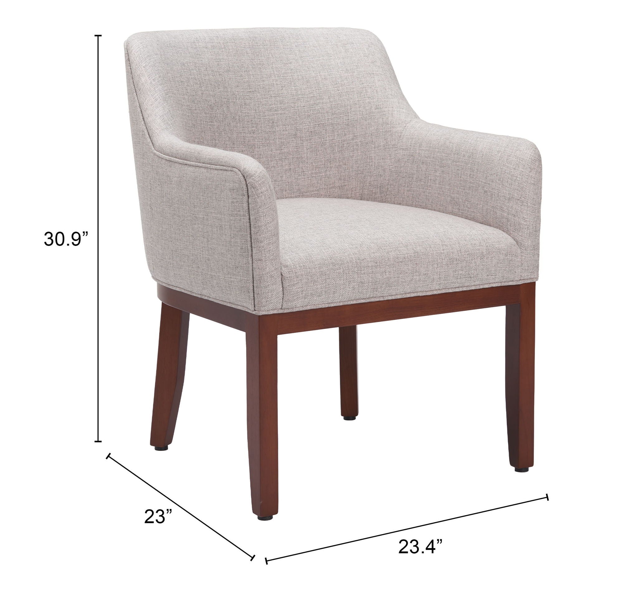Berbera - Dining Chair - Gray