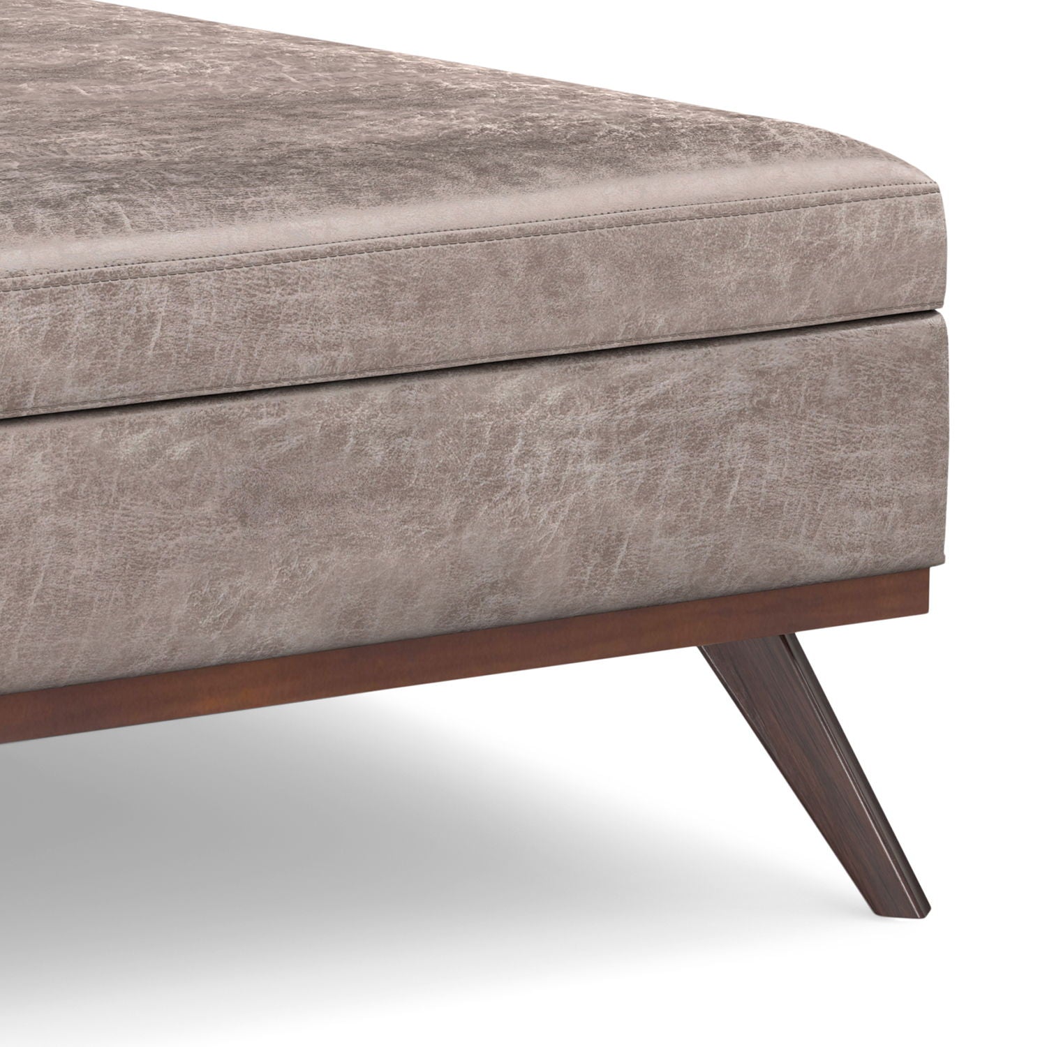 Owen - Multifunctional Square Coffee Table Storage Ottoman - Best Buy Furniture