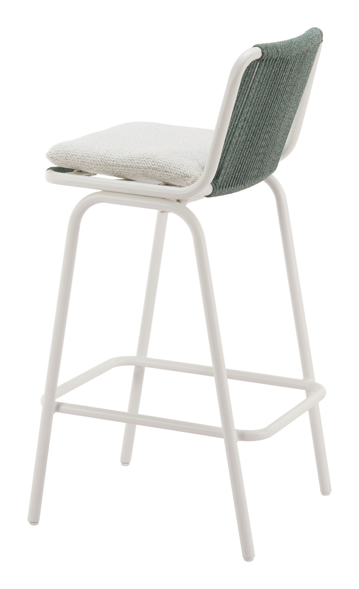 Luft - Outdoor Barstool (Set of 2) - White & Green