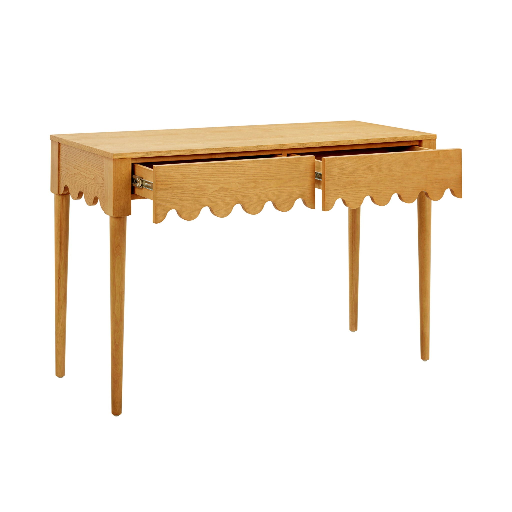 Oodle - 2 Drawer Desk - Natural Ash