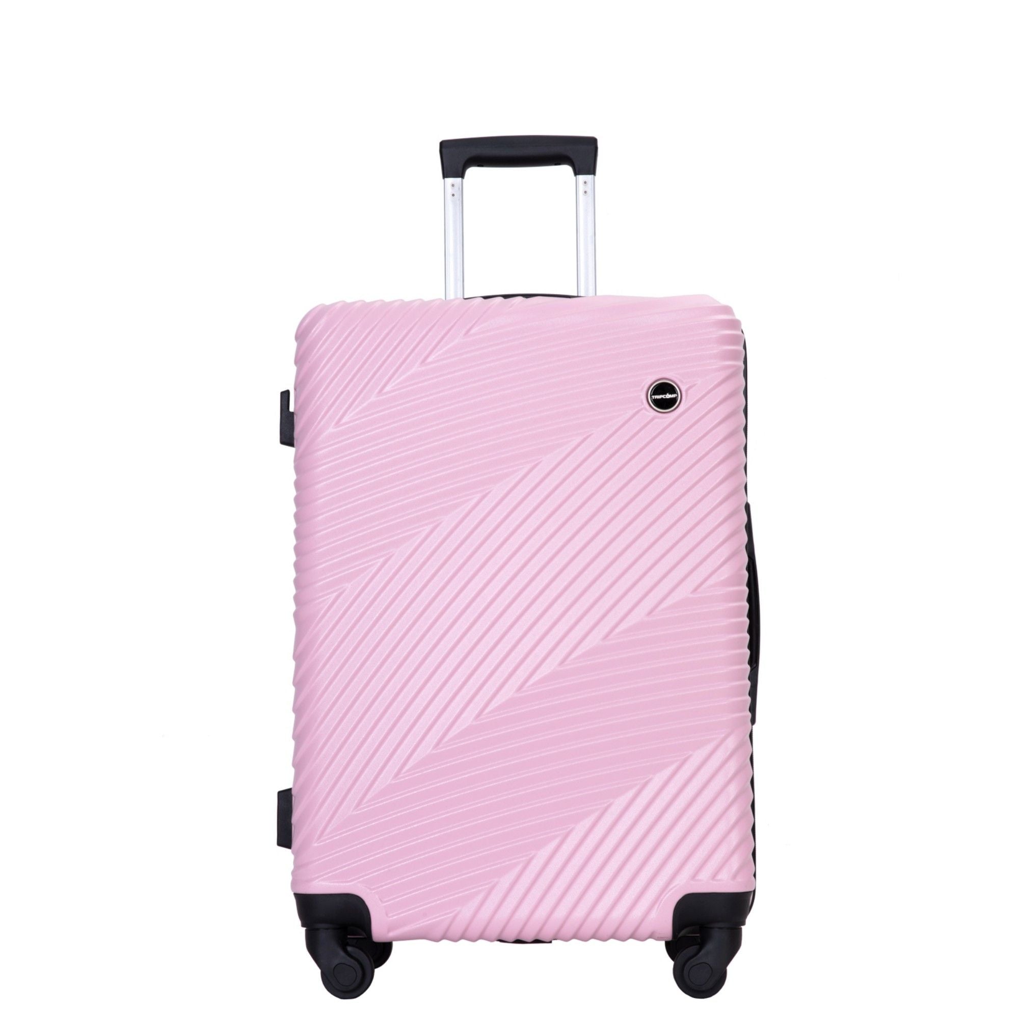 3 Piece Luggage Sets Lightweight Suitcase With Two Hooks, Spinner Wheels,