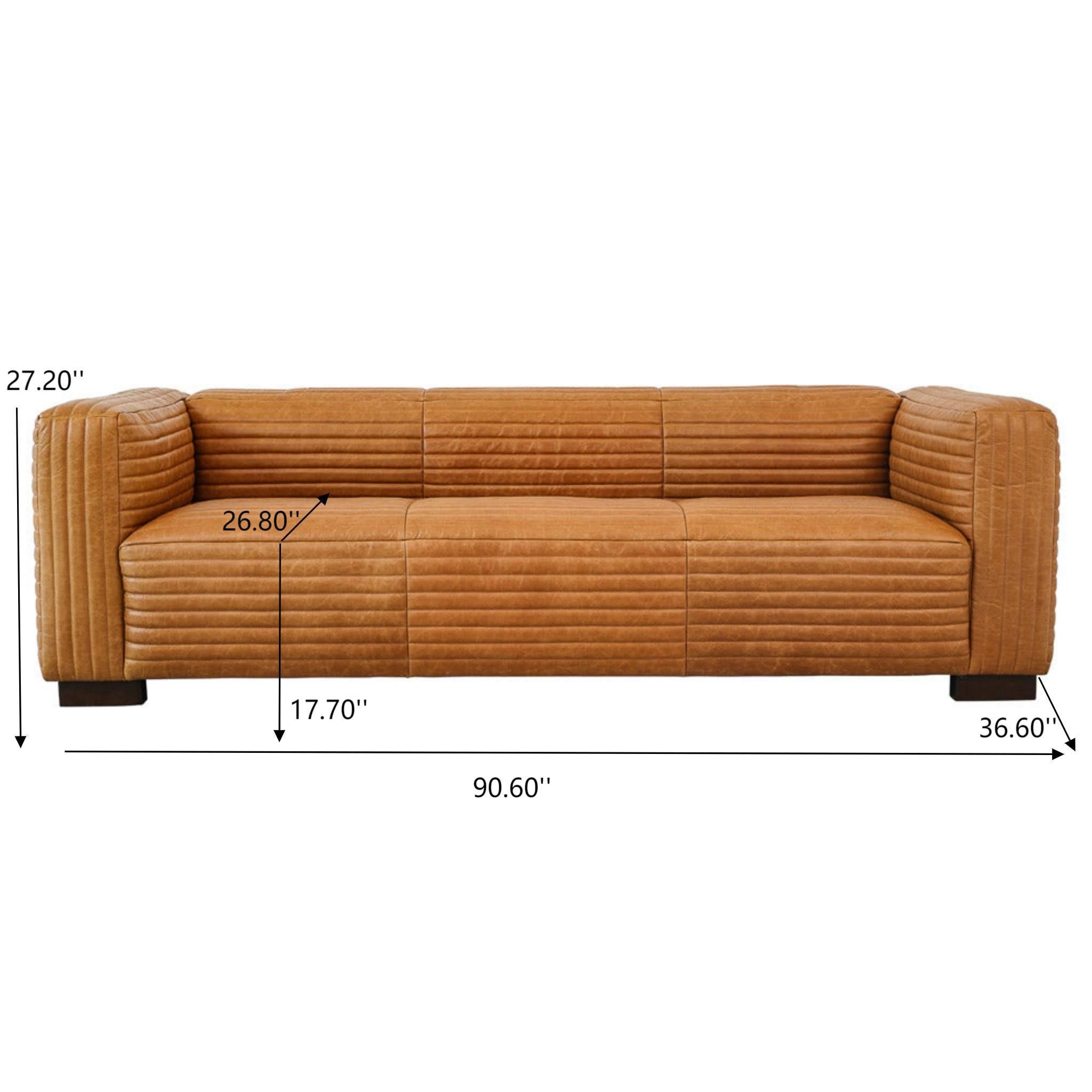 Foster - Waxy Sofa - Tan