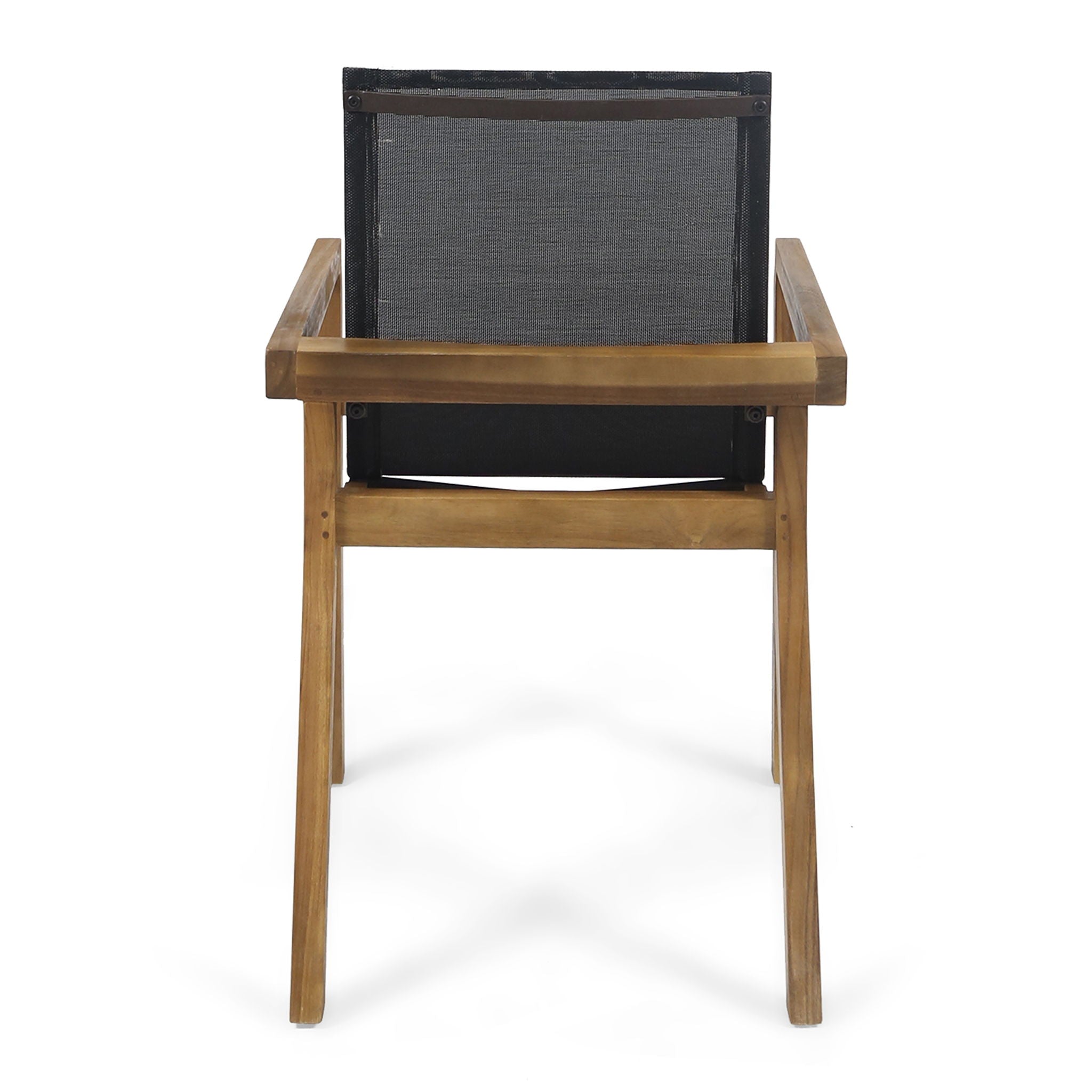 Belfast - Dining Chair With Acacia Wood Frame And Mesh Seating (Set of 2)