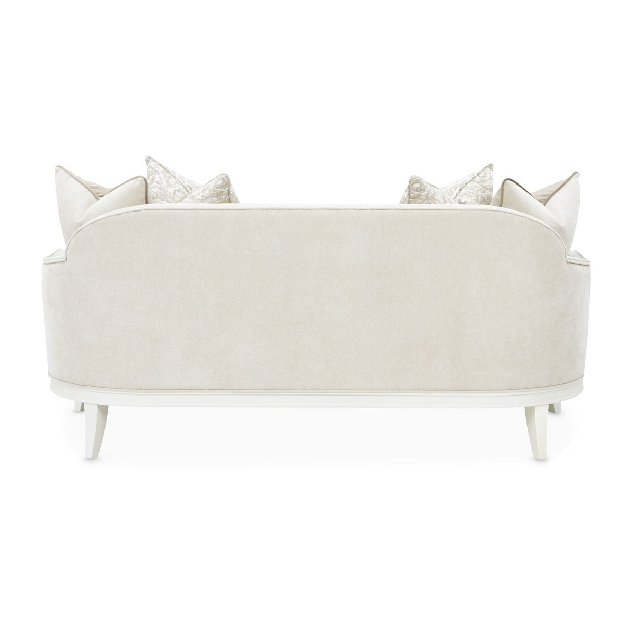 La Marisia - Chenille Loveseat - Tranquil / Creamy Pearl