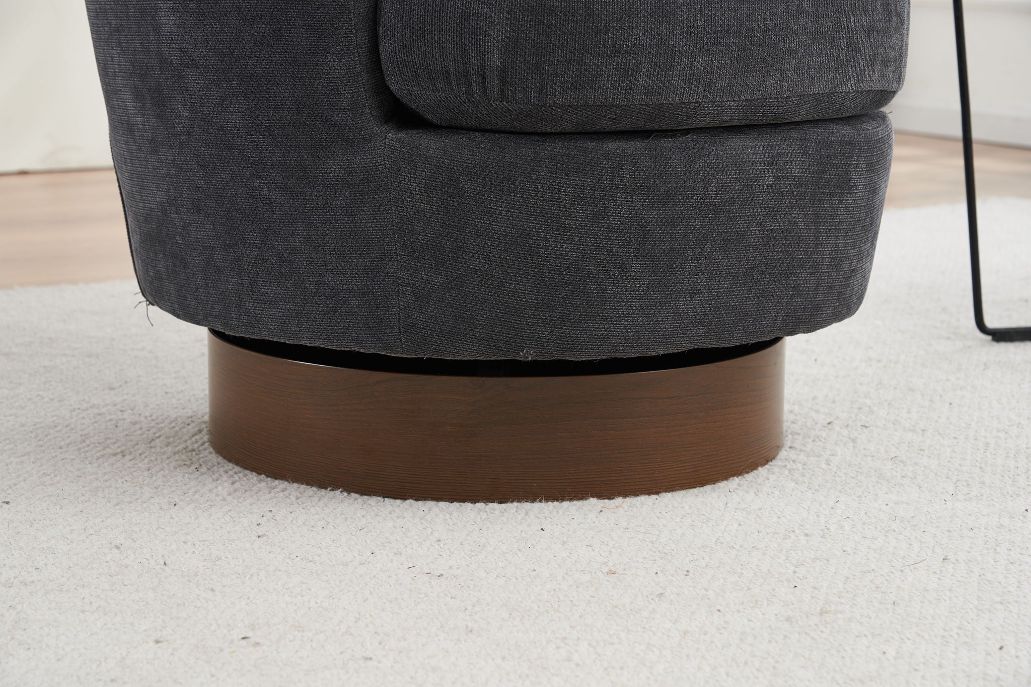 Swivel Accent Chairs Armchair With Stainless Steel Base