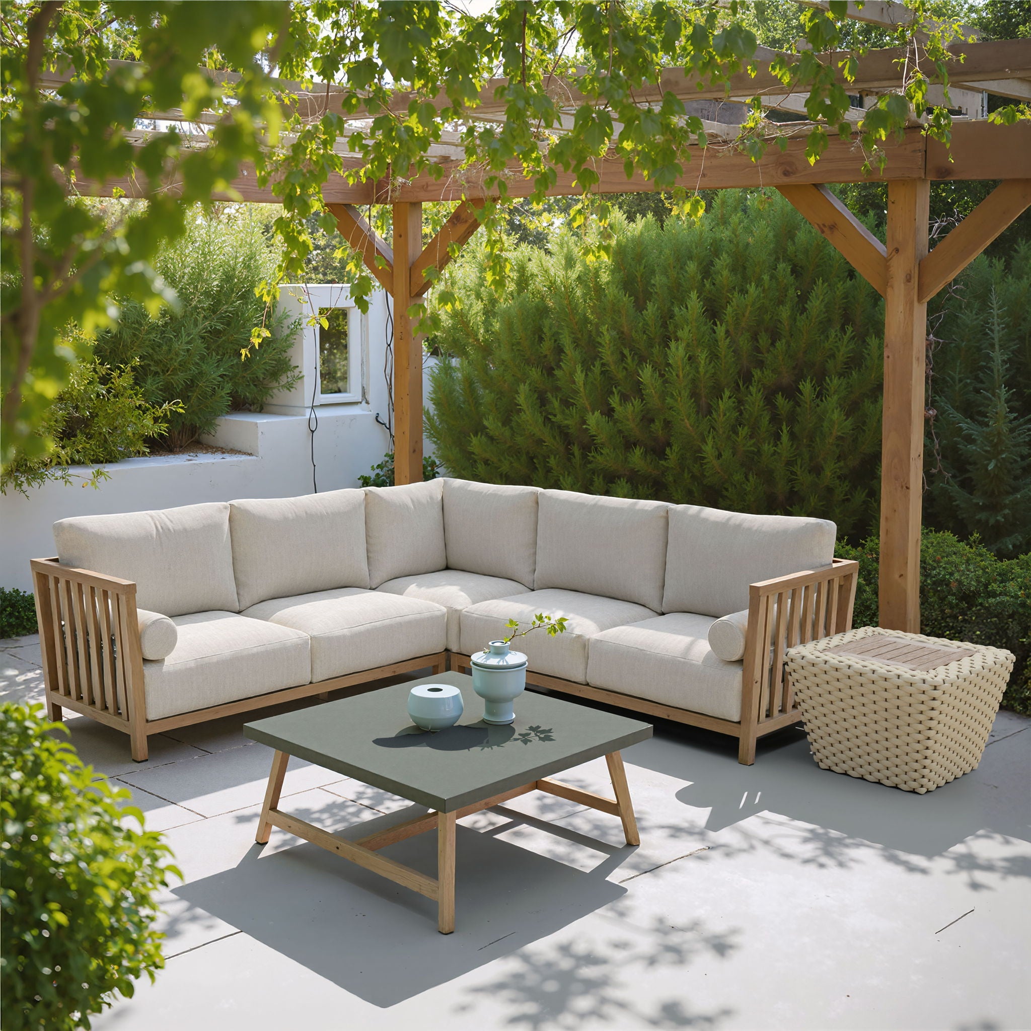 Teras - Outdoor Sectional - Gray