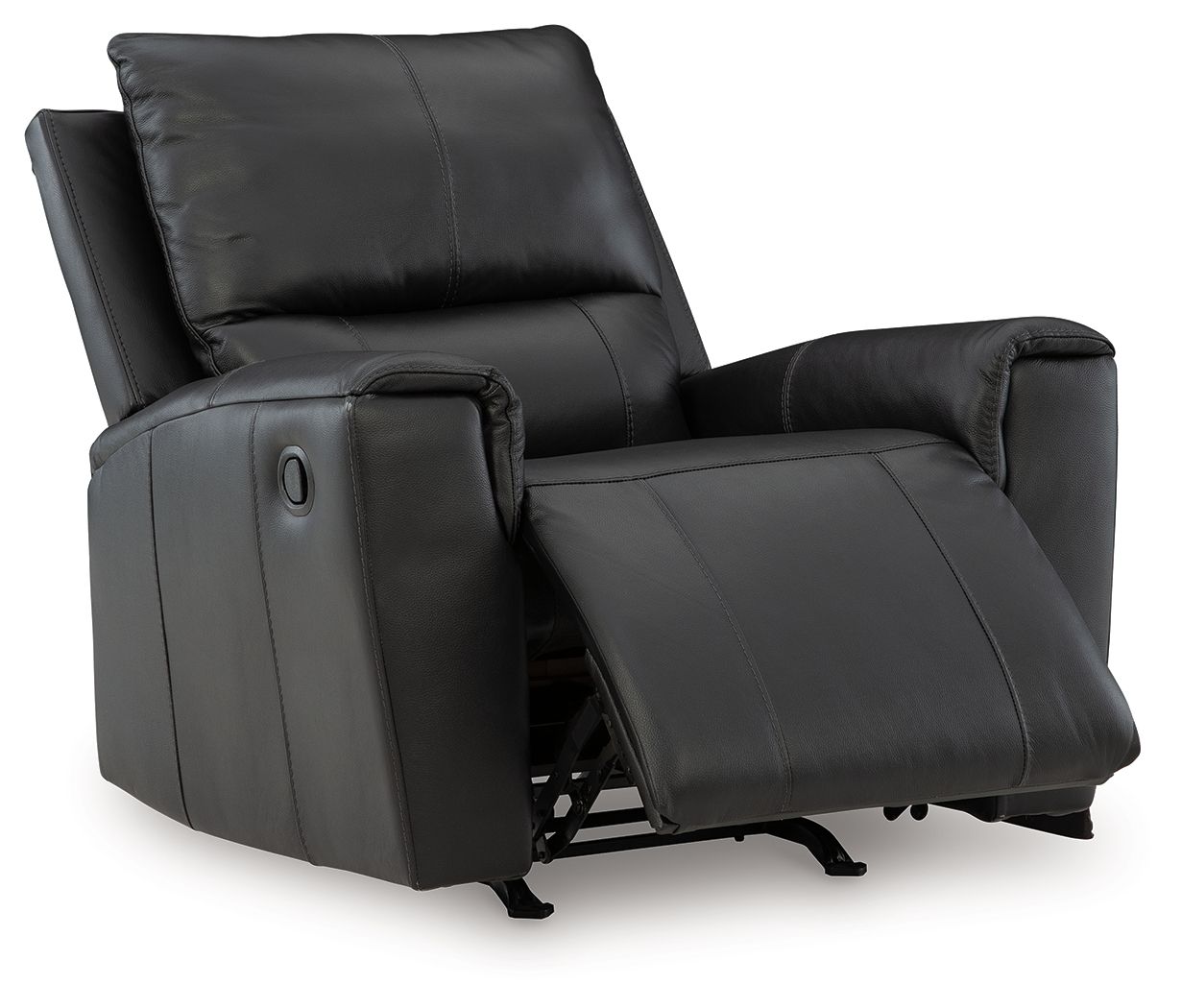 Glossmore - Rocker Recliner - Black - Best Buy Furniture