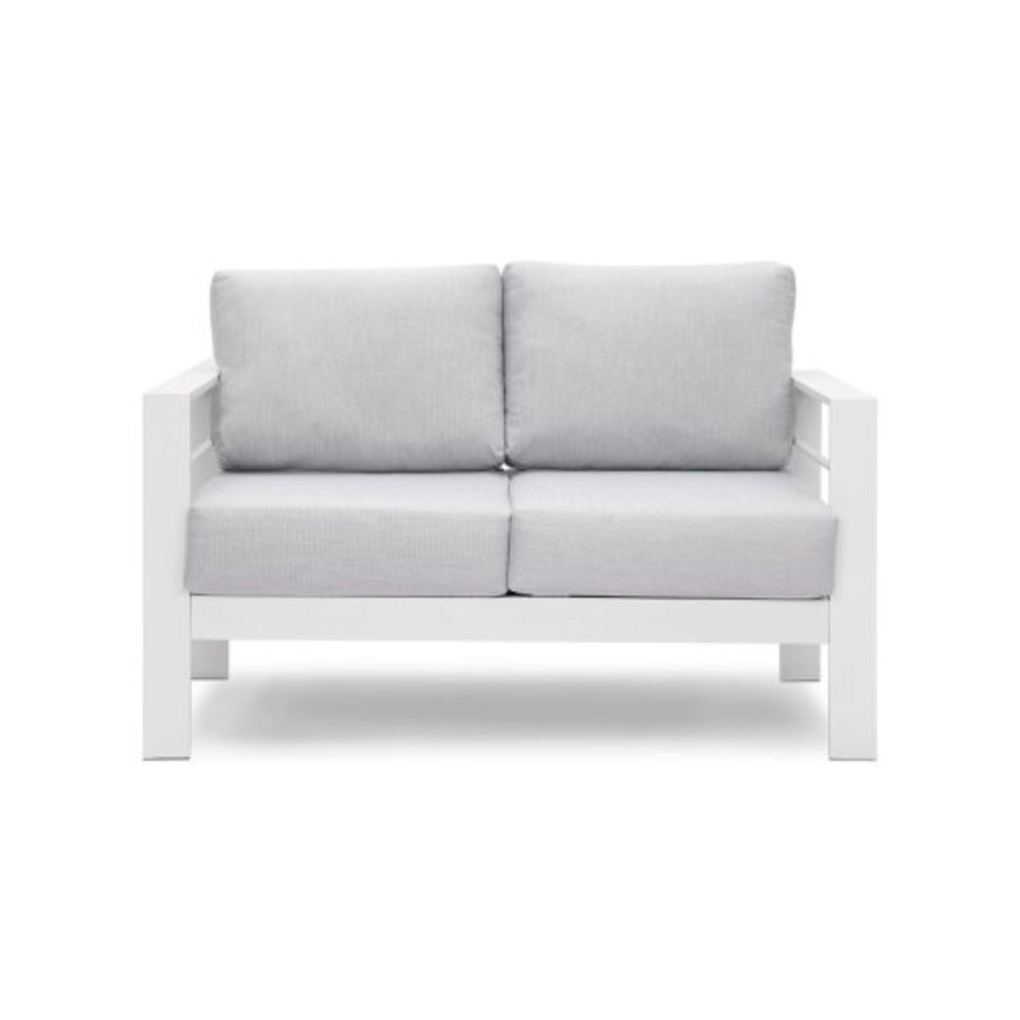 Patio All-Weather Loveseat With Thick Cushions