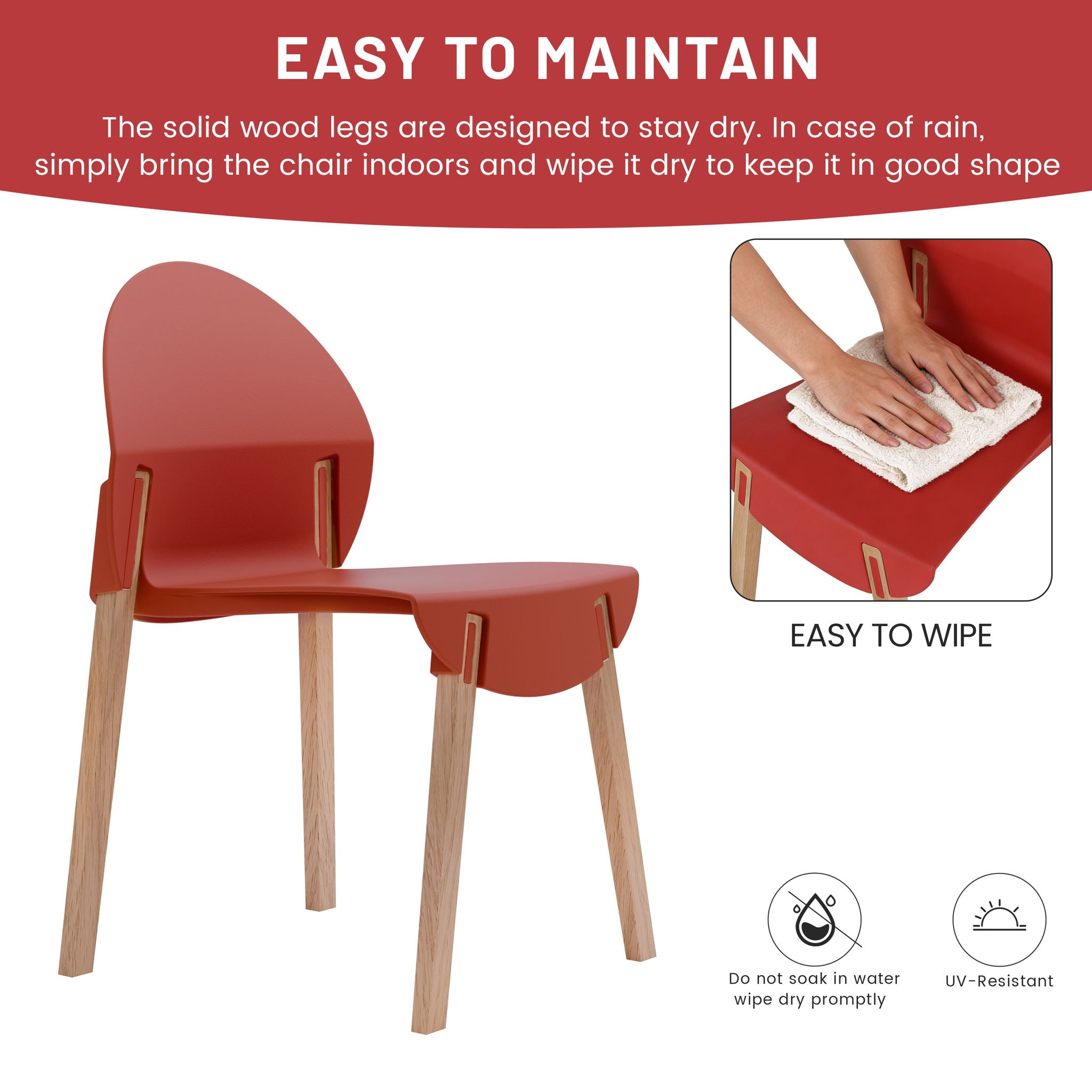 4 Piece Set Of Single Chairs With Long Table