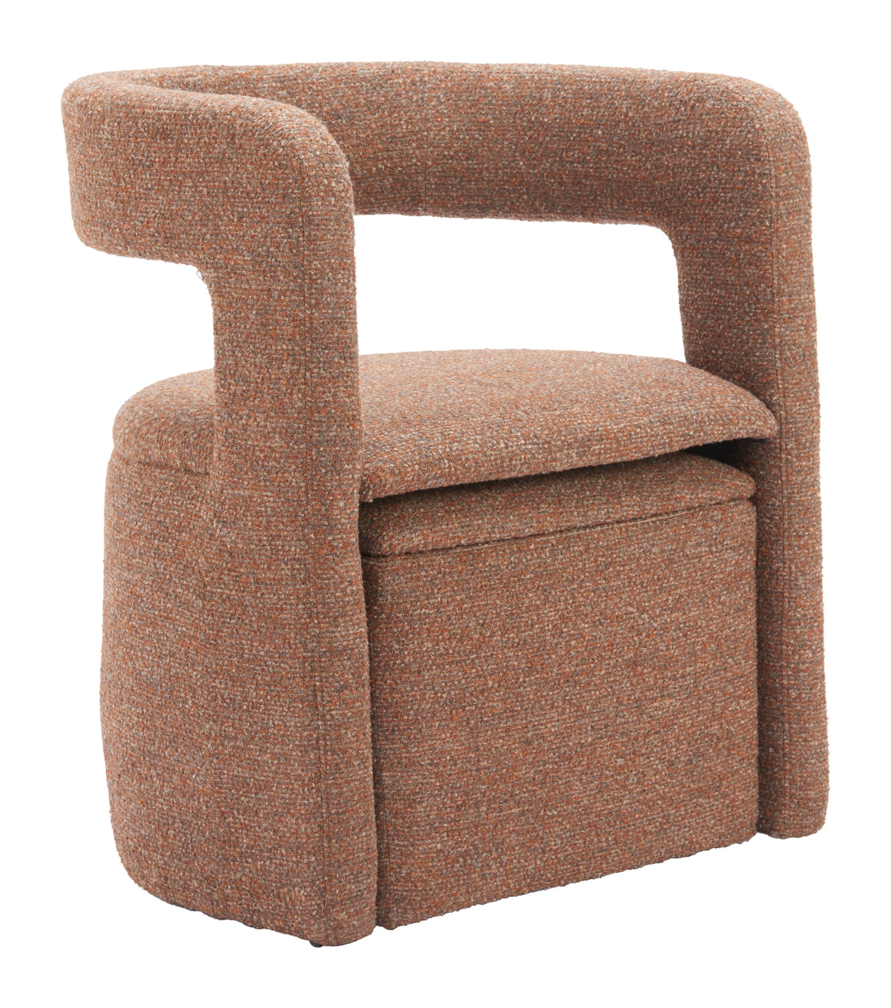 Atria - Accent Chair & Ottoman - Tawny Brown