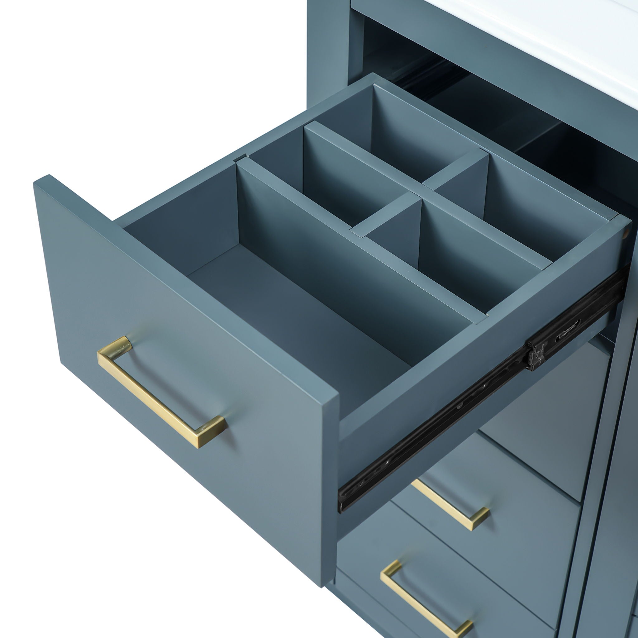 Bathroom Vanity With Sink Combo, Storage Cabinet, Freestanding Set With 3 Drawers & Soft Closing Doors