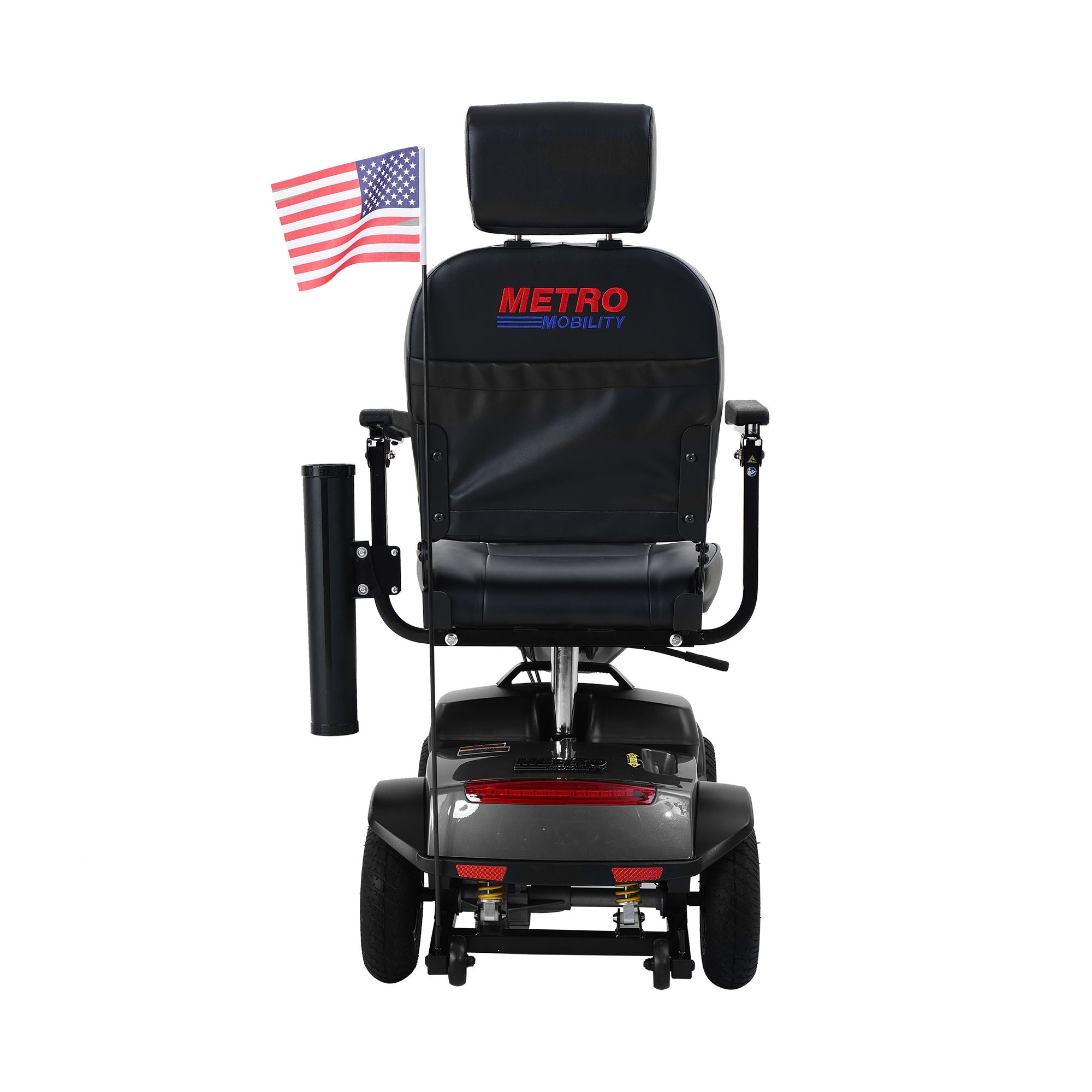 Max Plus - 4 Wheels Outdoor Compact Mobility Scooter With 2 Pieces X 20Ah Lead Acid Battery, 16 Miles, Cup Holders & USB Charger Port