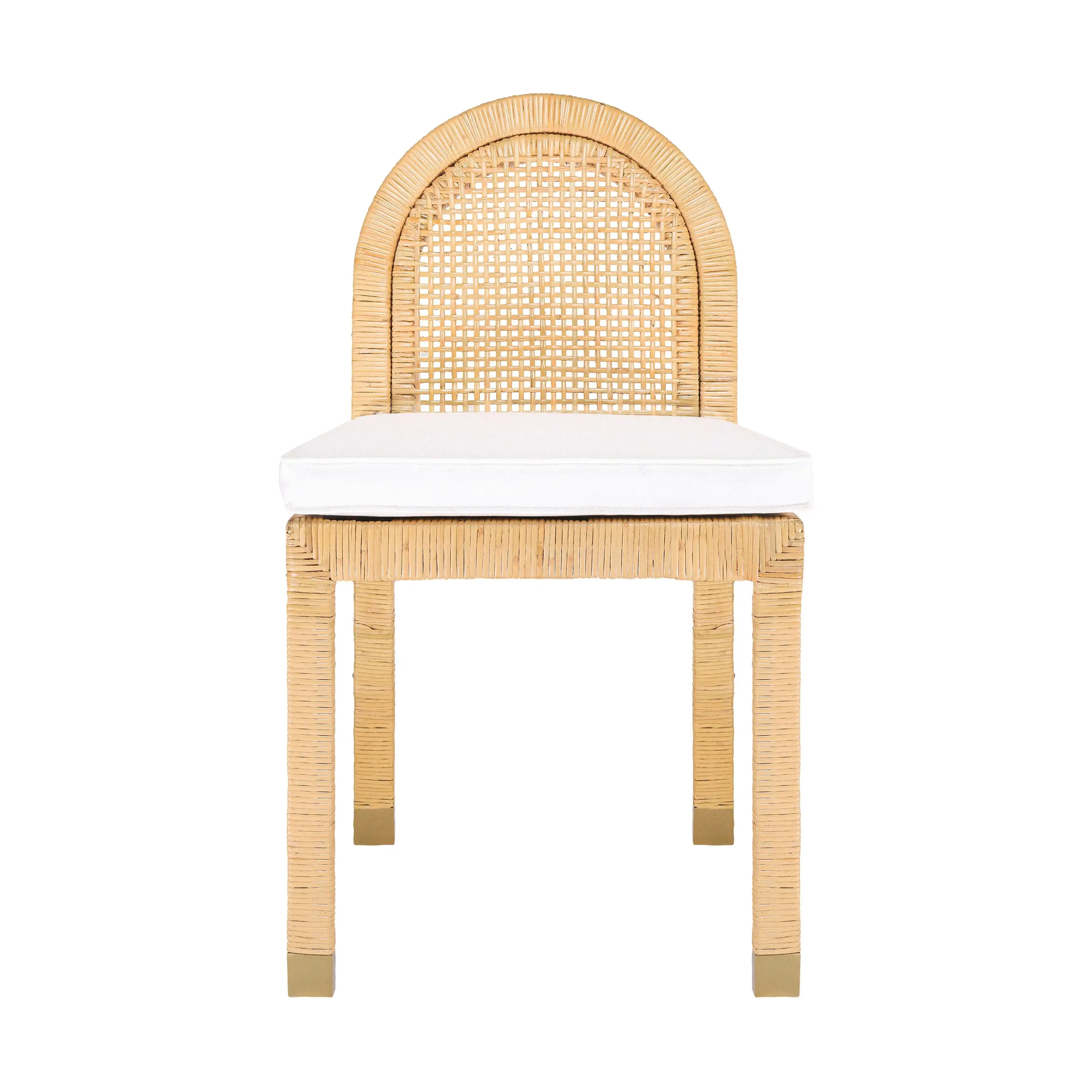 Amara - Rattan Arched Back Dining Chair - Natural
