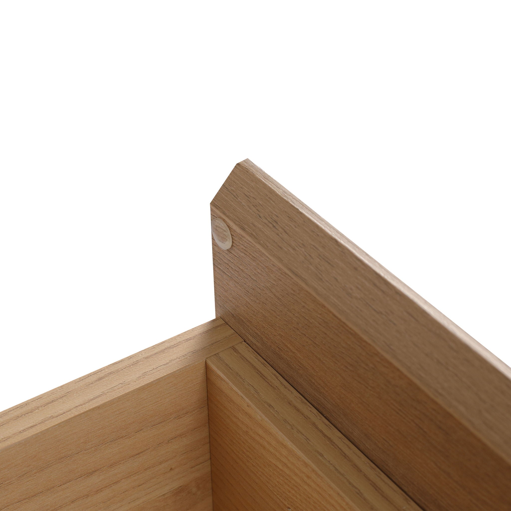 Modern Imitative Wall Mounted Bathroom Vanity With Resin Sink & 2 Side Cabinet, Soft Close Drawer - Imitative Oak