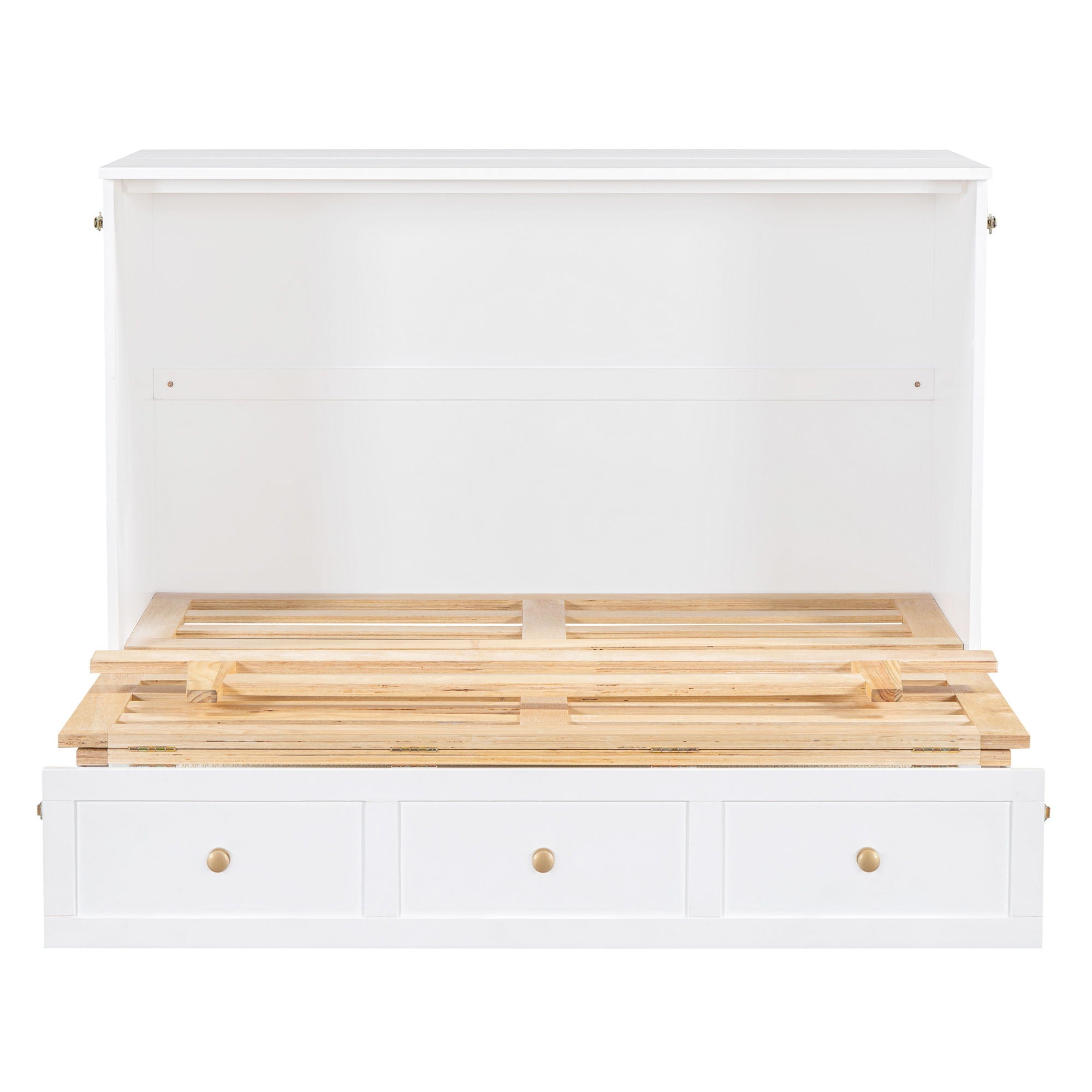 Murphy Bed With Large Drawers, Space Saving Design