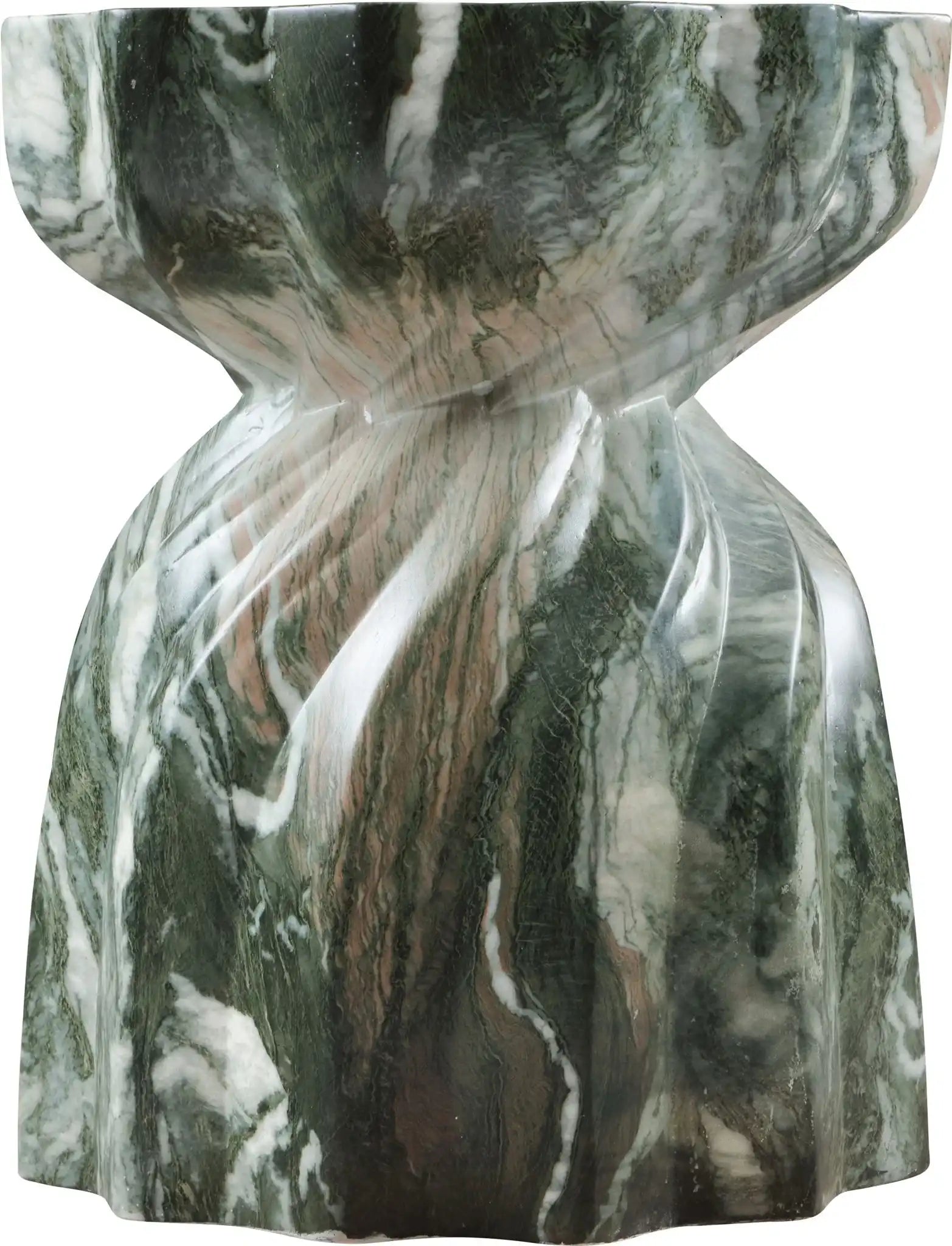 Caserta - Marble Finish Concrete End Table