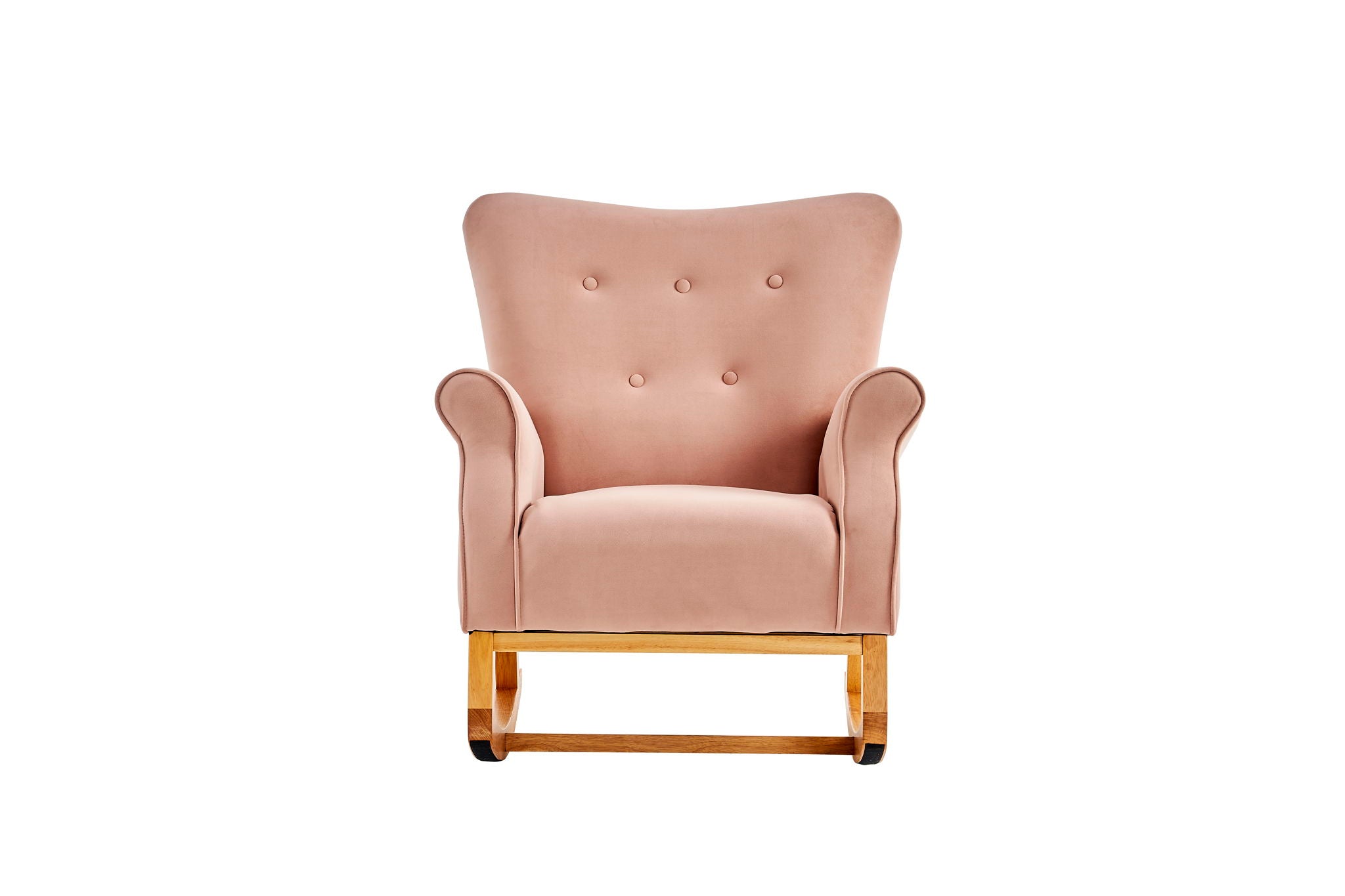 Modern Rocking Chair, Upholstered Accent Chair For Nursery, Small Contemporary Rocke