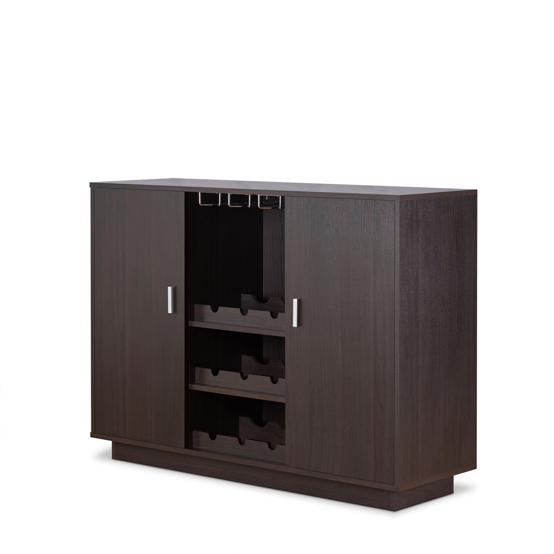 Hazen - Wine Cabinet II - Espresso - Best Buy Furniture