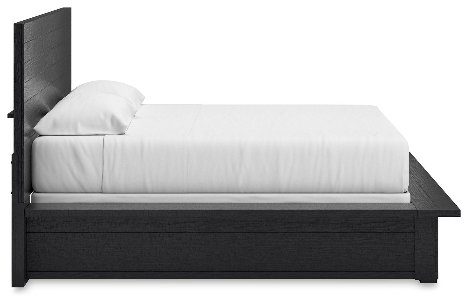 Londer - Black - King Panel Bed