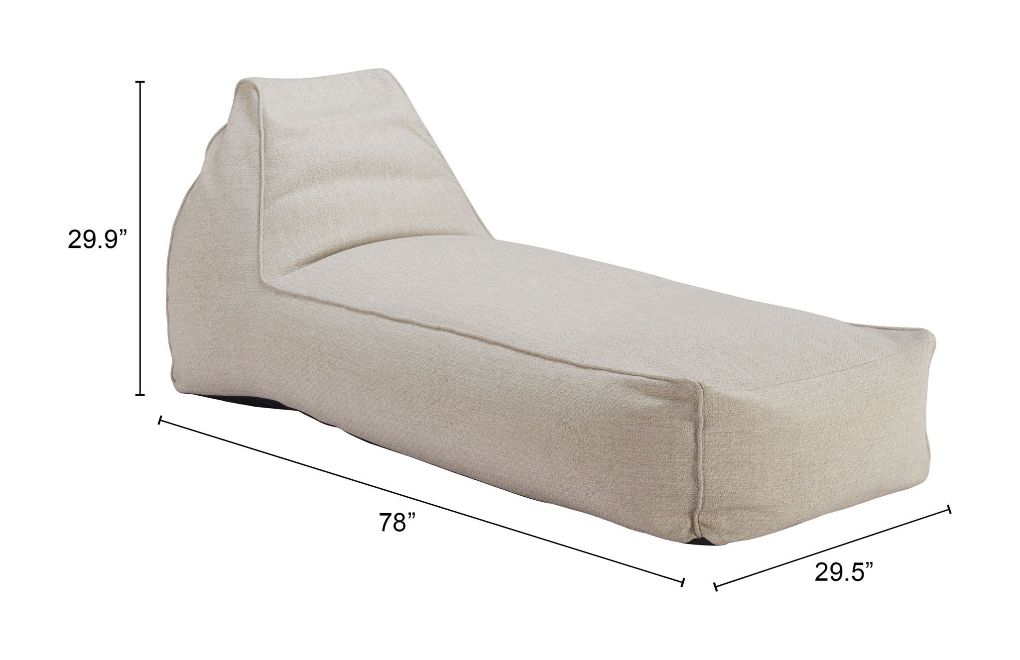 Kalm - Outdoor Lounge Chair - Beige